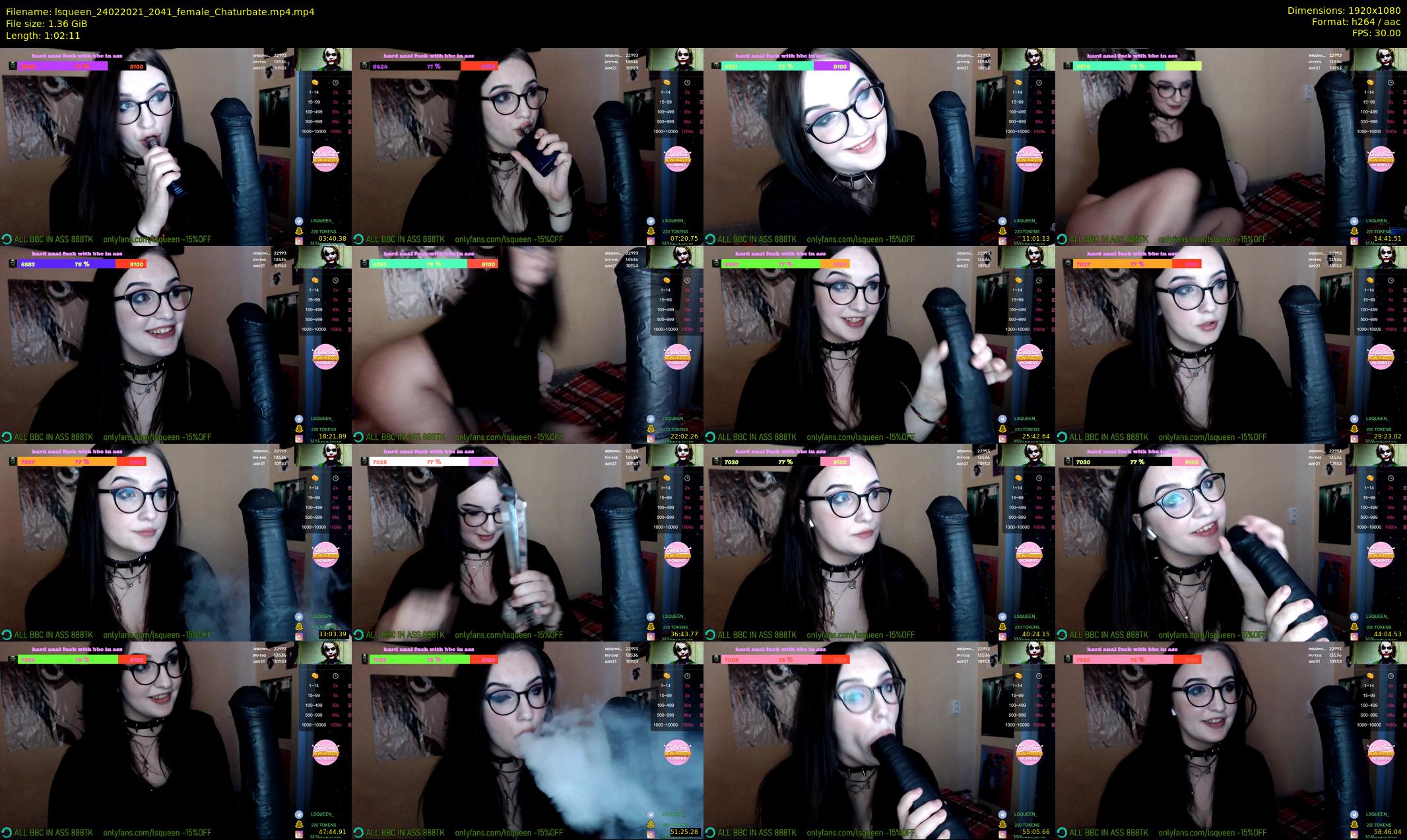 lsqueen — 63 minute Chaturbate female cam show recording, 1080p, Feb 24, 2021