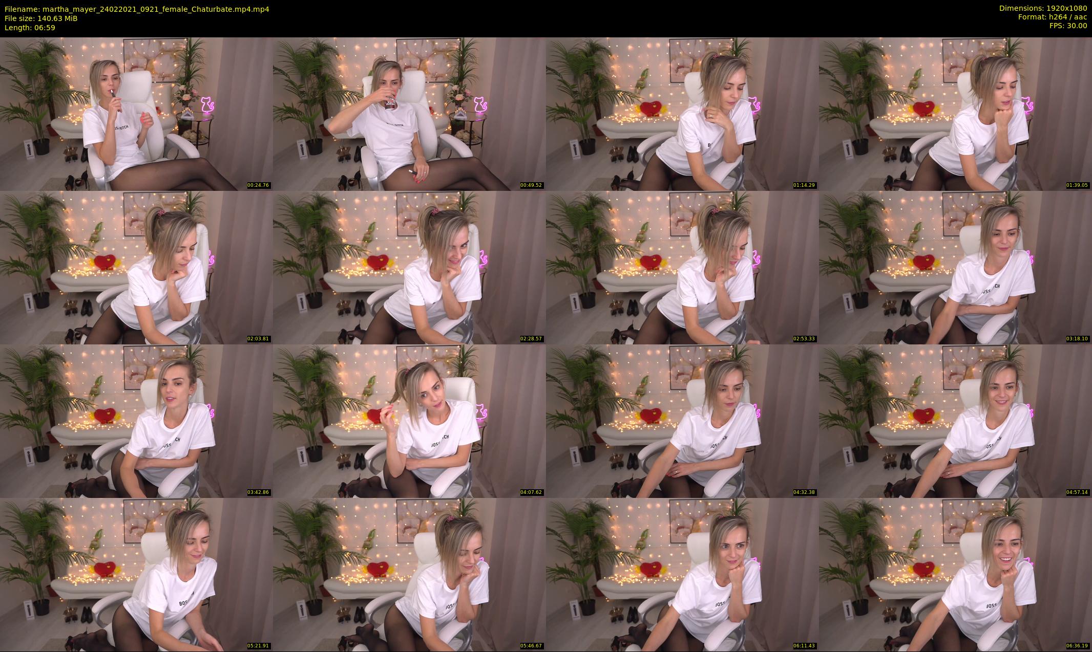 martha_mayer — 7 minute Chaturbate female cam show recording, 1080p, Feb 24, 2021