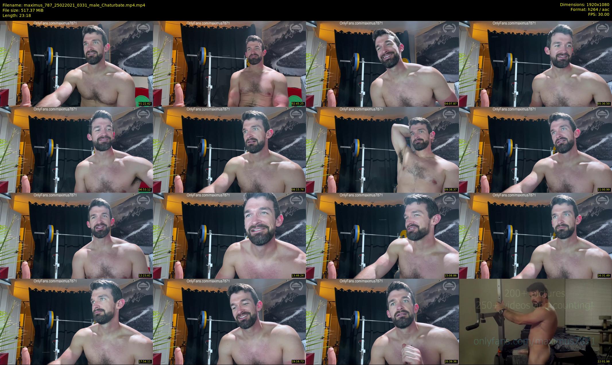 maximus_787 — 24 minute Chaturbate male cam show recording, 1080p, Feb 25, 2021