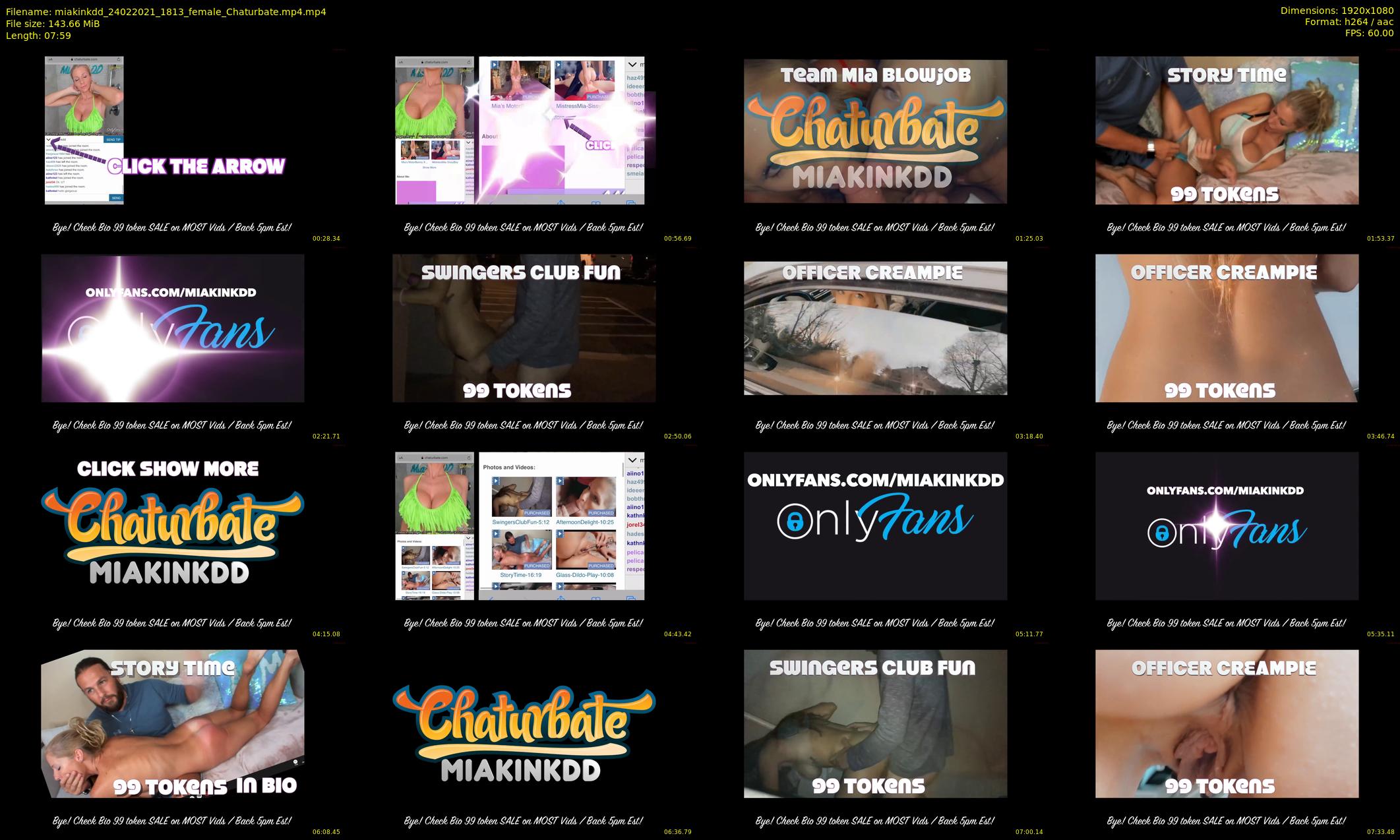 miakinkdd — 8 minute Chaturbate female cam show recording, 1080p, Feb 24, 2021