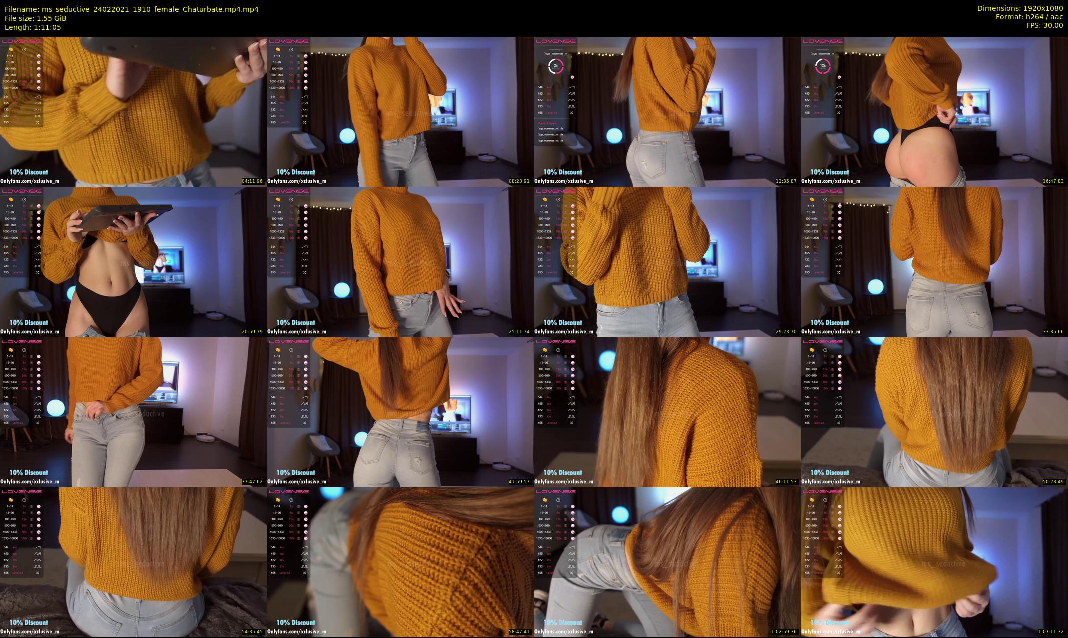 ms_seductive — 72 minute Chaturbate female cam show recording, 1080p, Feb 24, 2021