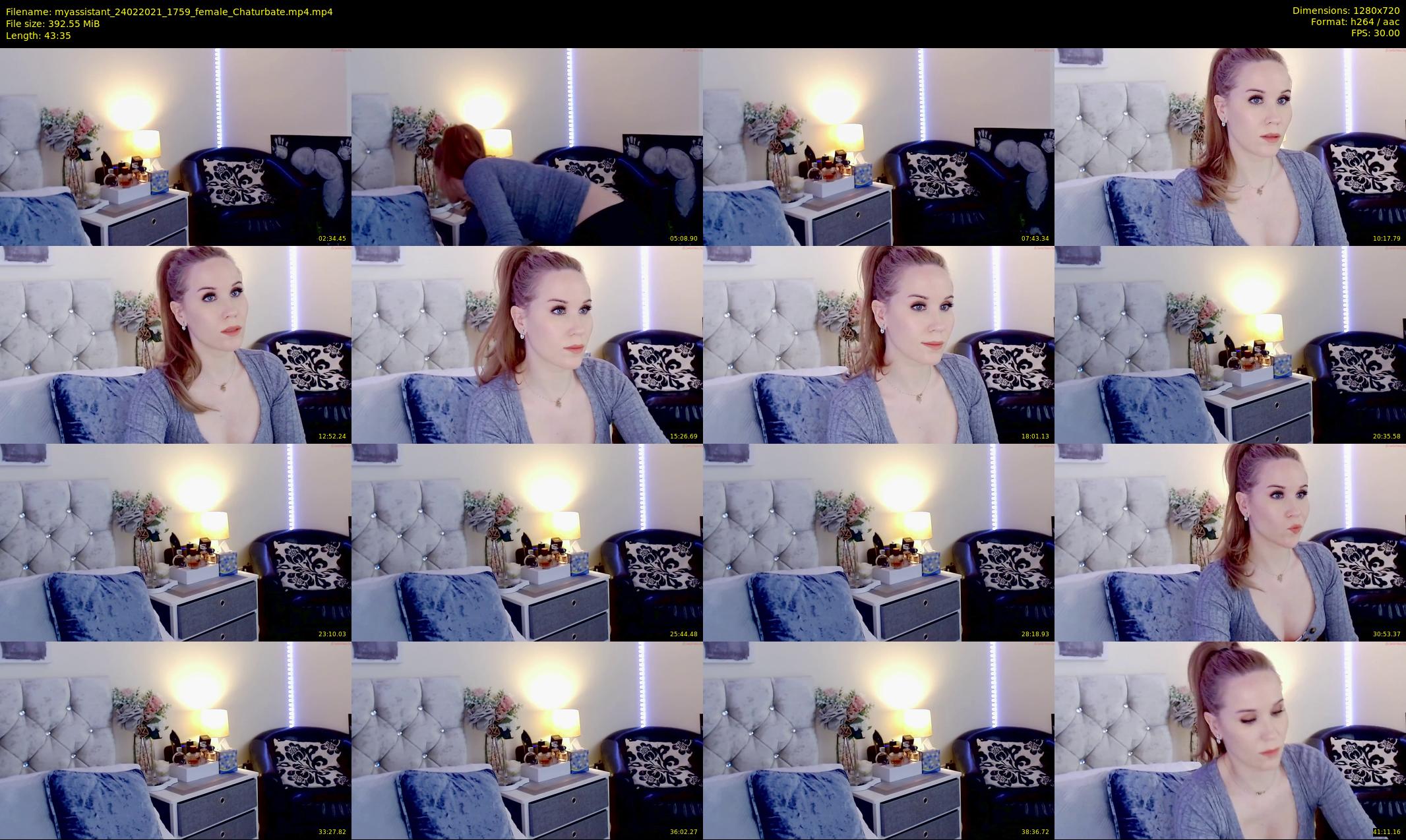 myassistant — 44 minute Chaturbate female cam show recording, 720p, Feb 24, 2021