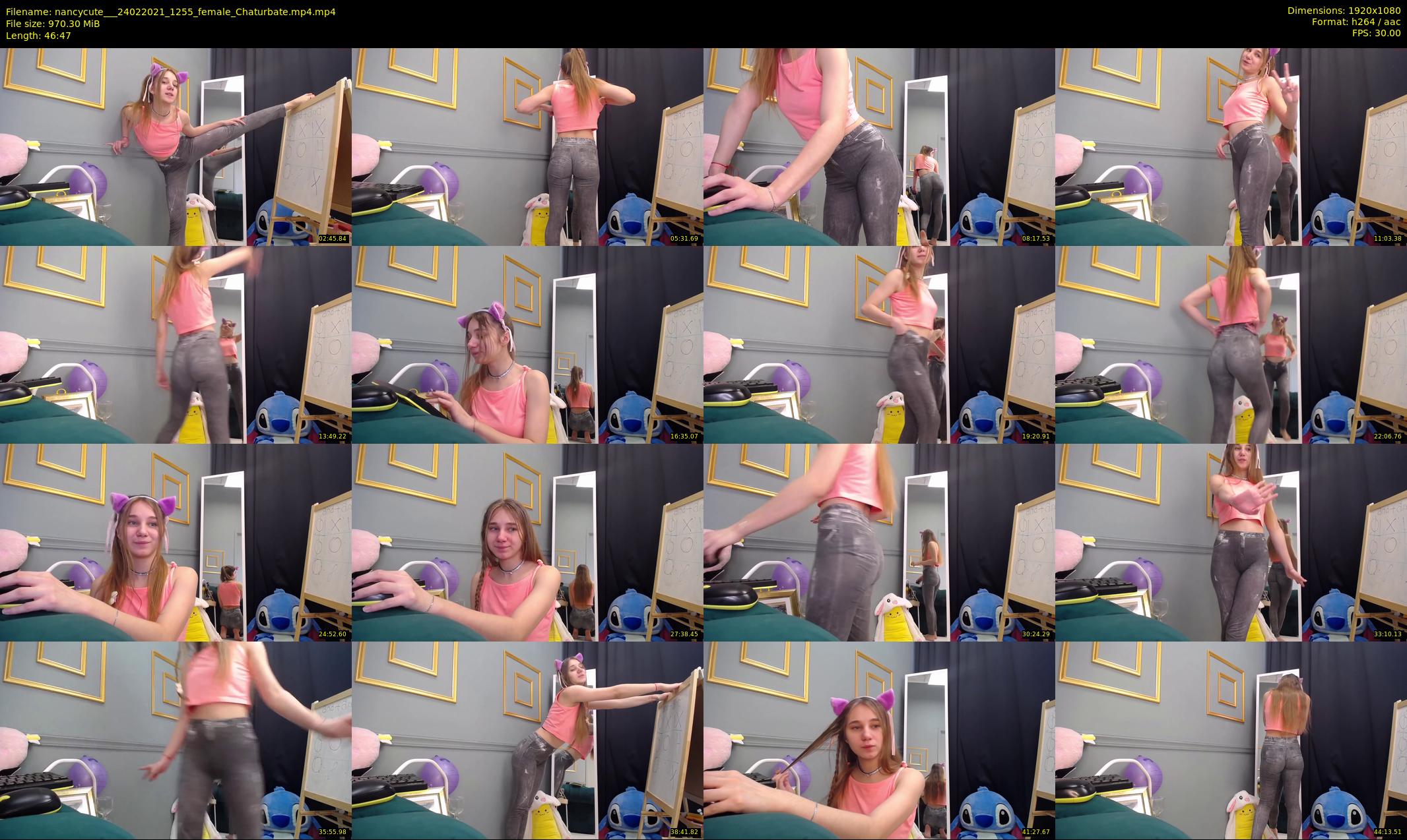 nancycute__ — 47 minute Chaturbate female cam show recording, 1080p, Feb 24, 2021