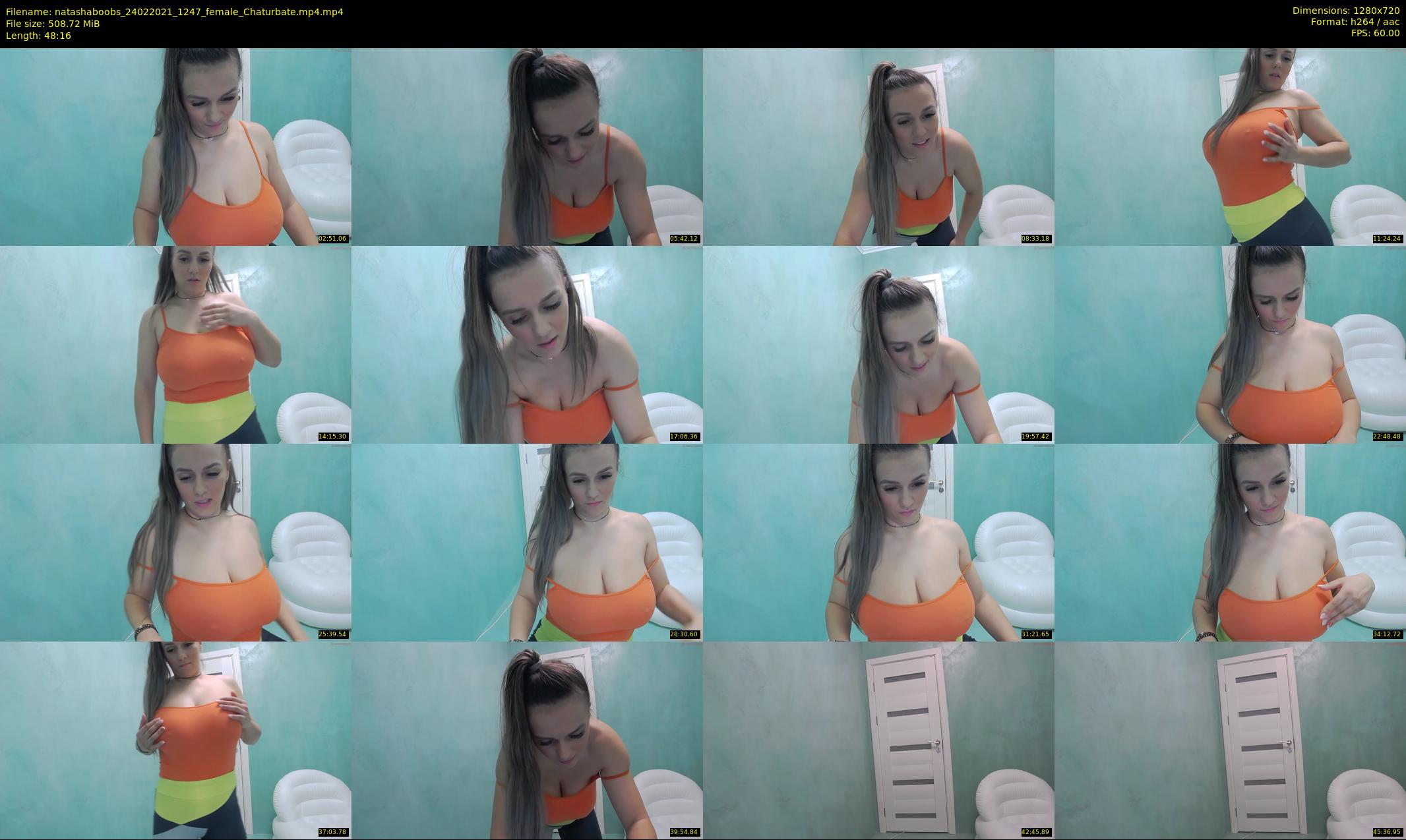 natashaboobs — 49 minute Chaturbate female cam show recording, 720p, Feb 24, 2021