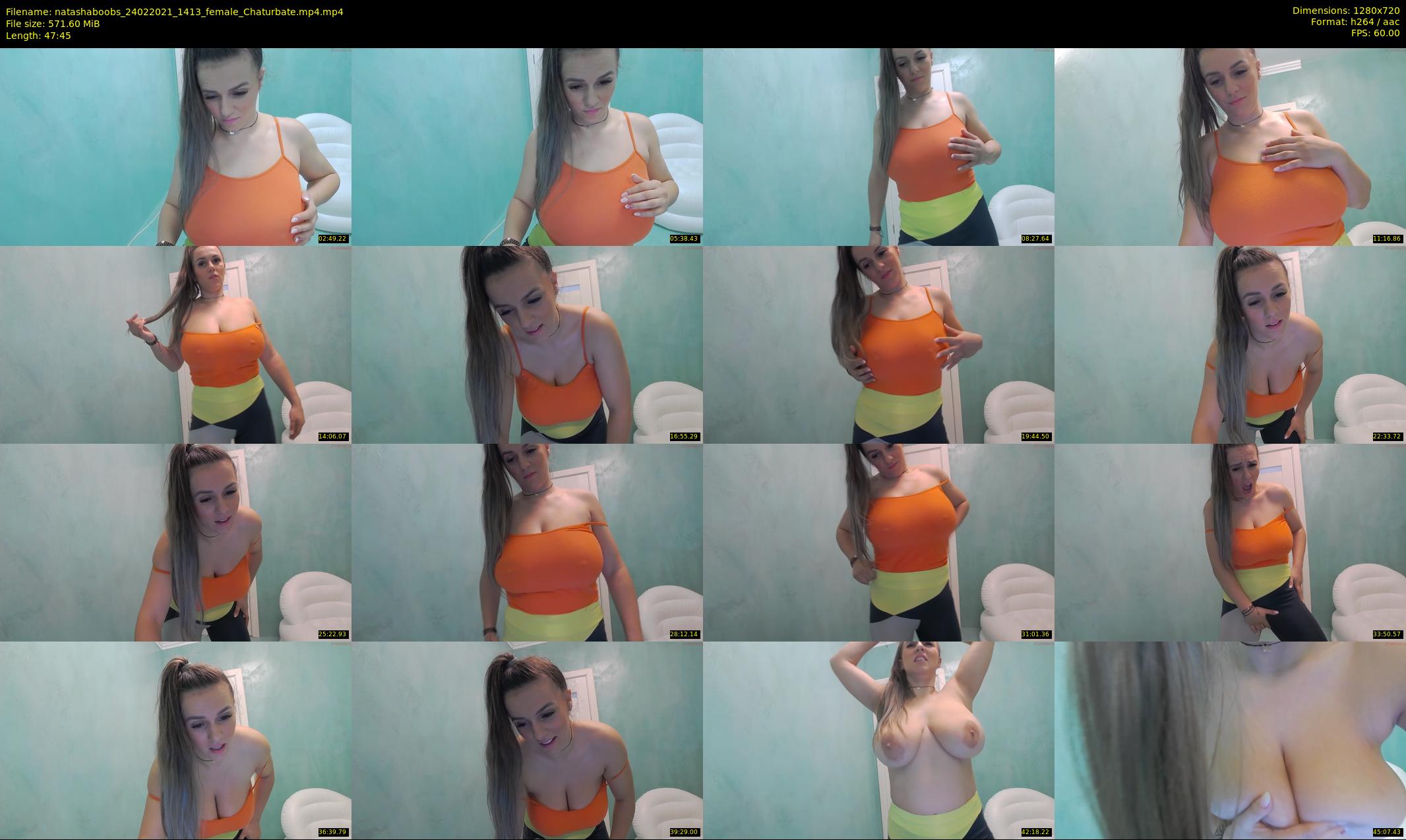 natashaboobs — 48 minute Chaturbate female cam show recording, 720p, Feb 24, 2021
