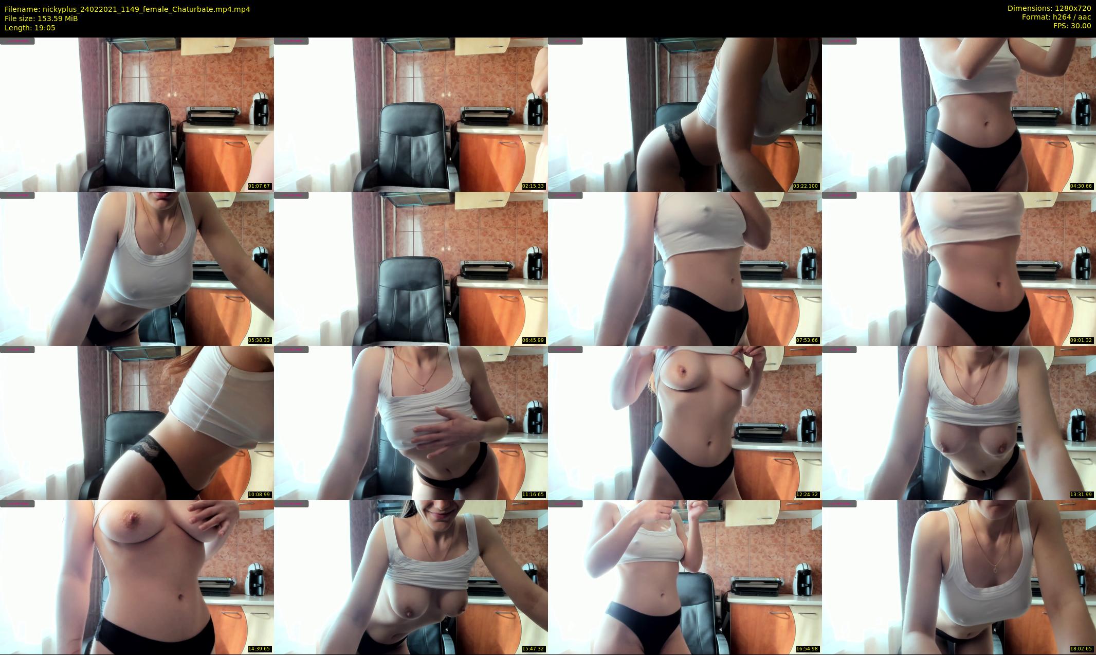 nickyplus — 20 minute Chaturbate couple cam show recording, 720p, Feb 24, 2021