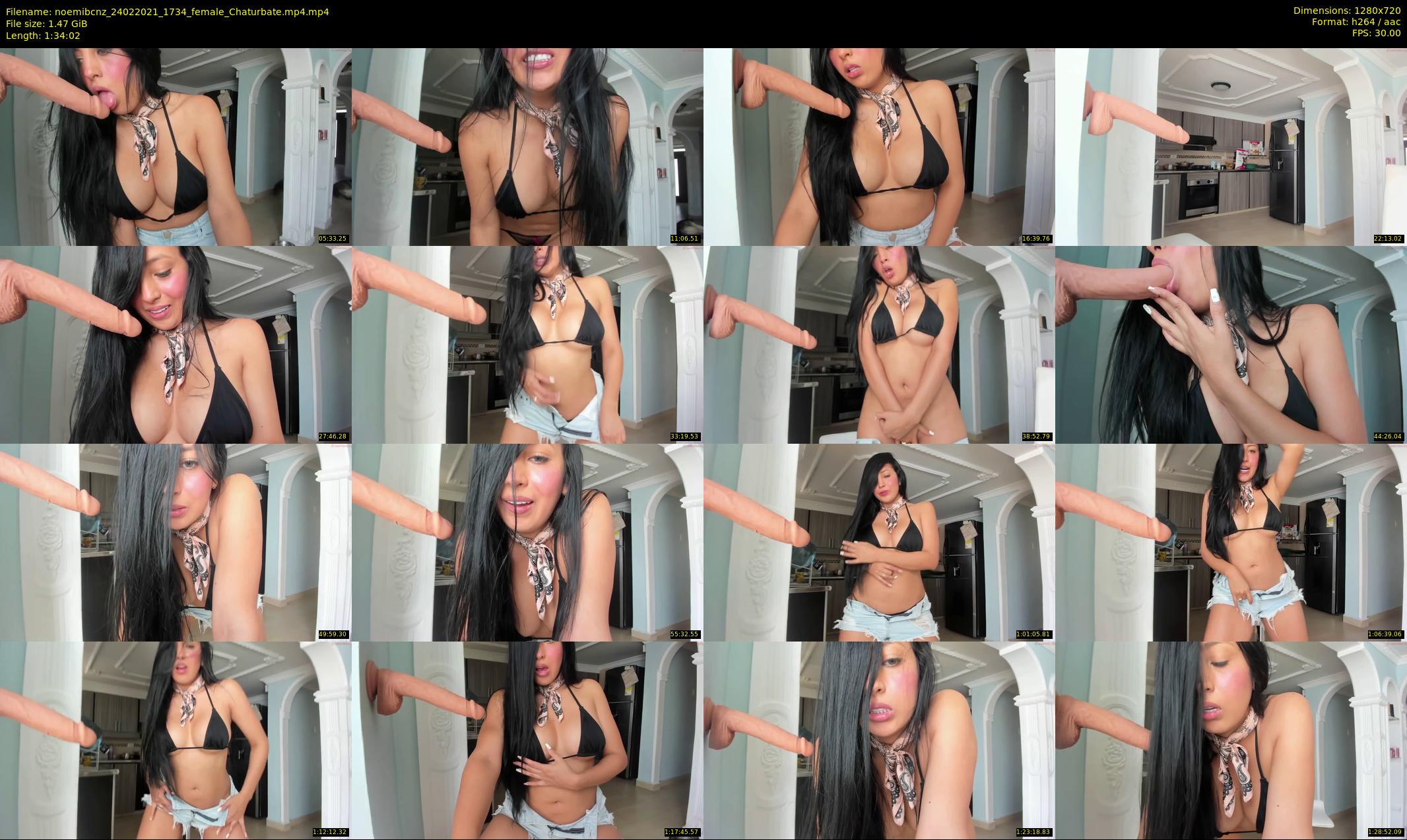 noemibcnz — 95 minute Chaturbate couple cam show recording, 720p, Feb 24, 2021