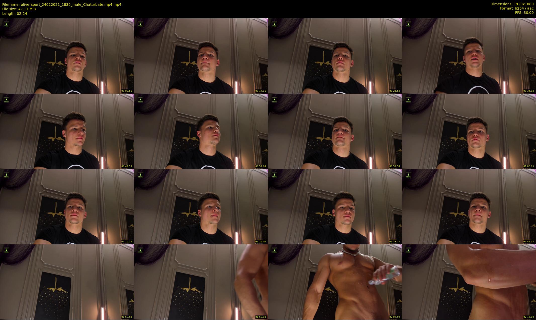 oliversport — 3 minute Chaturbate male cam show recording, 1080p, Feb 24, 2021