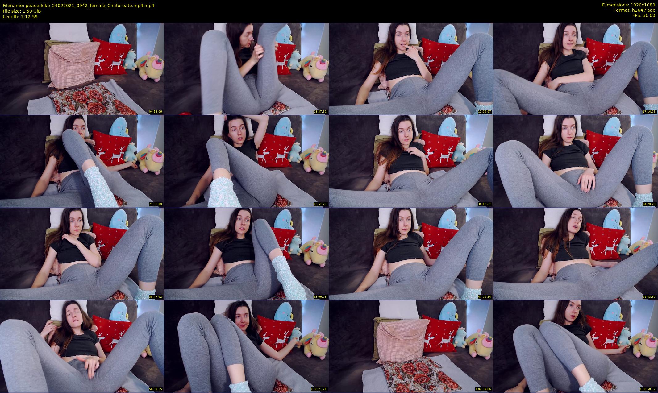 peaceduke — 73 minute Chaturbate female cam show recording, 1080p, Feb 24, 2021