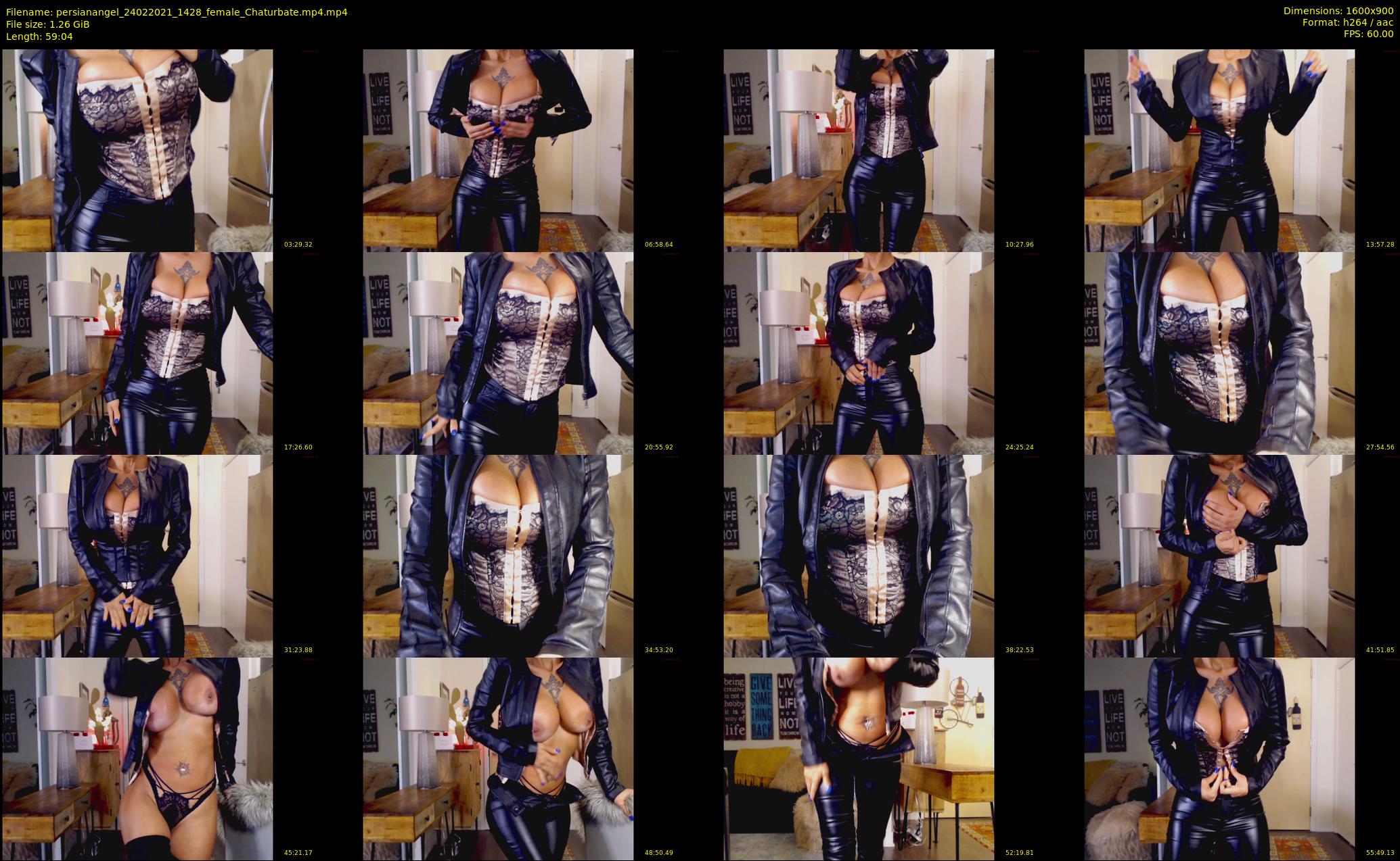 persianangel — 60 minute Chaturbate female cam show recording, 720p, Feb 24, 2021