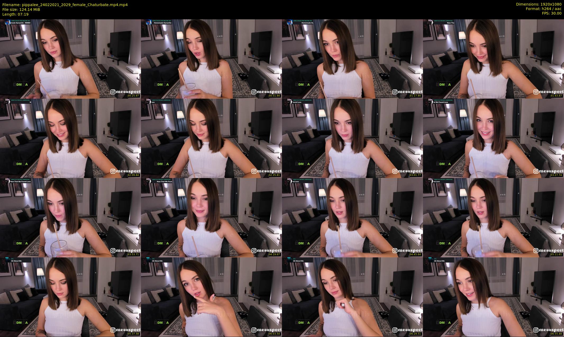 pippalee — 8 minute Chaturbate female cam show recording, 1080p, Feb 24, 2021