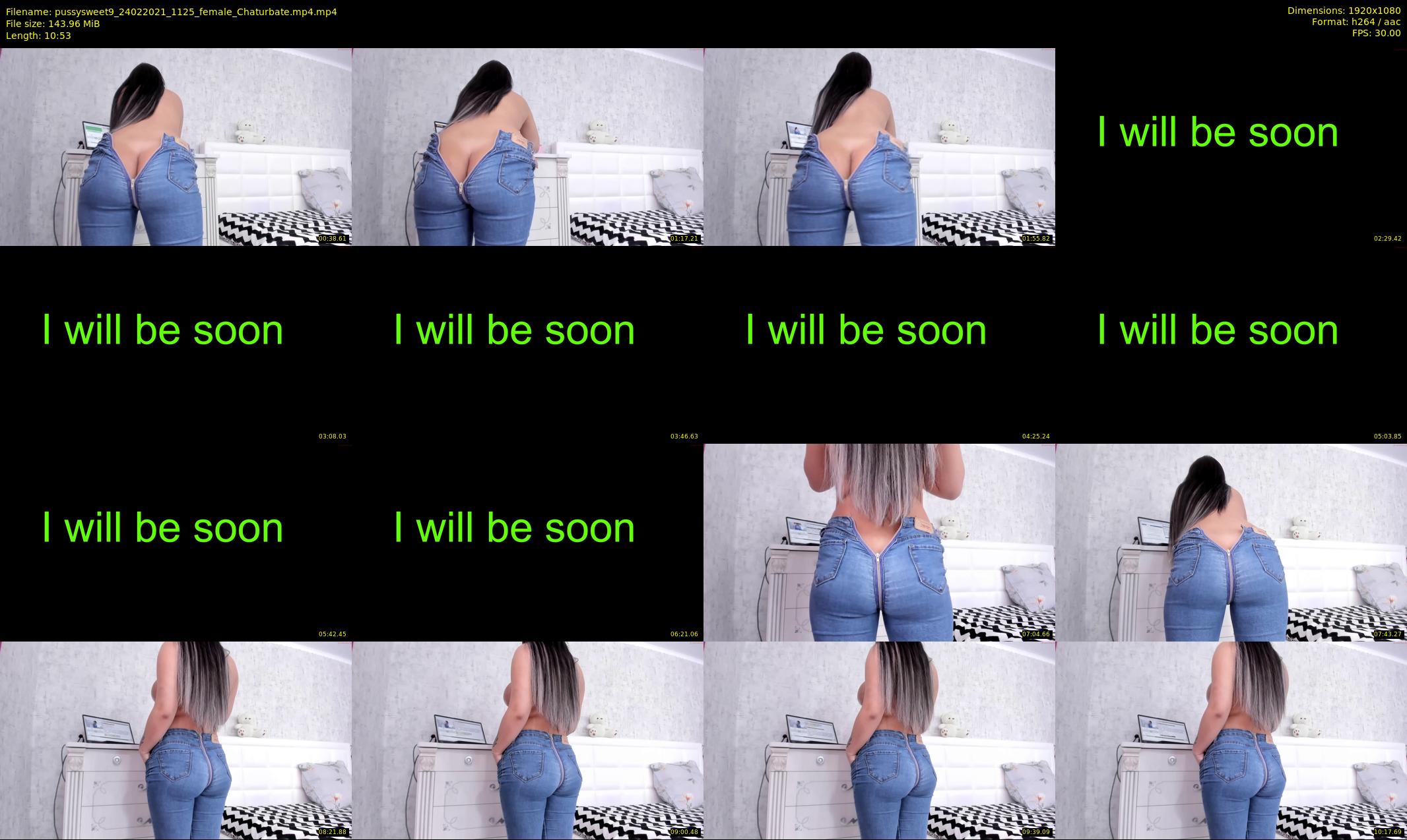 pussysweet9 — 11 minute Chaturbate female cam show recording, 1080p, Feb 24, 2021