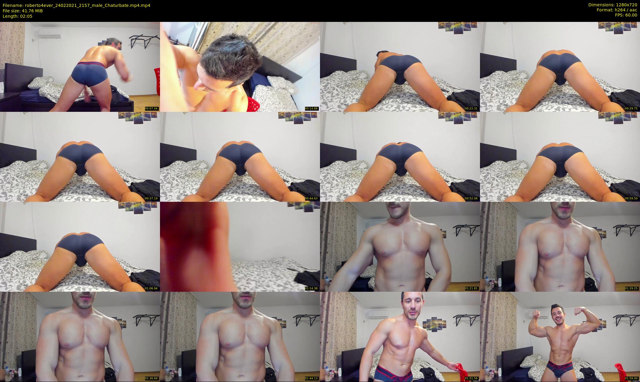roberto4ever — 3 minute Chaturbate male cam show recording, 720p, Feb 24, 2021