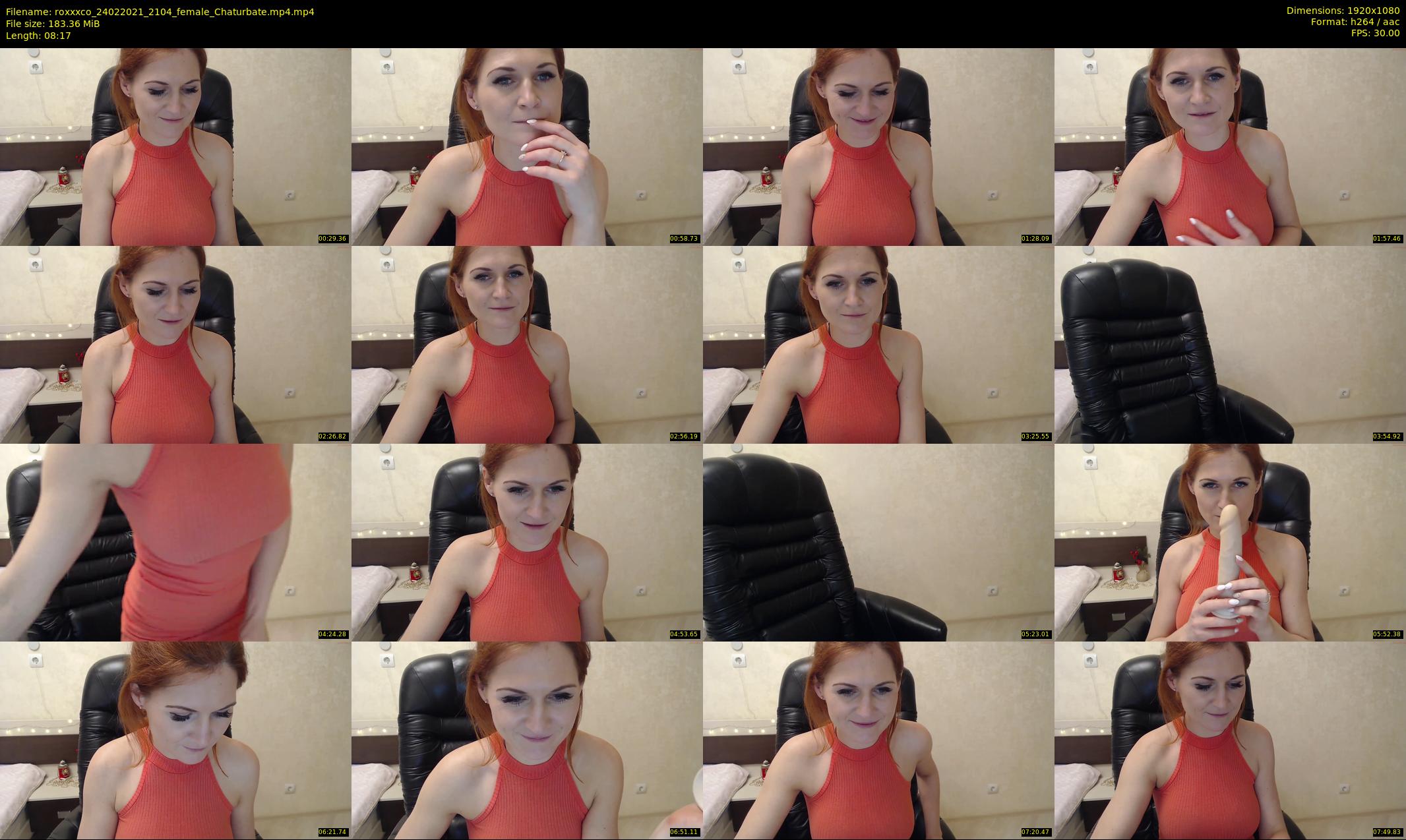 roxxxco — 9 minute Chaturbate female cam show recording, 1080p, Feb 24, 2021