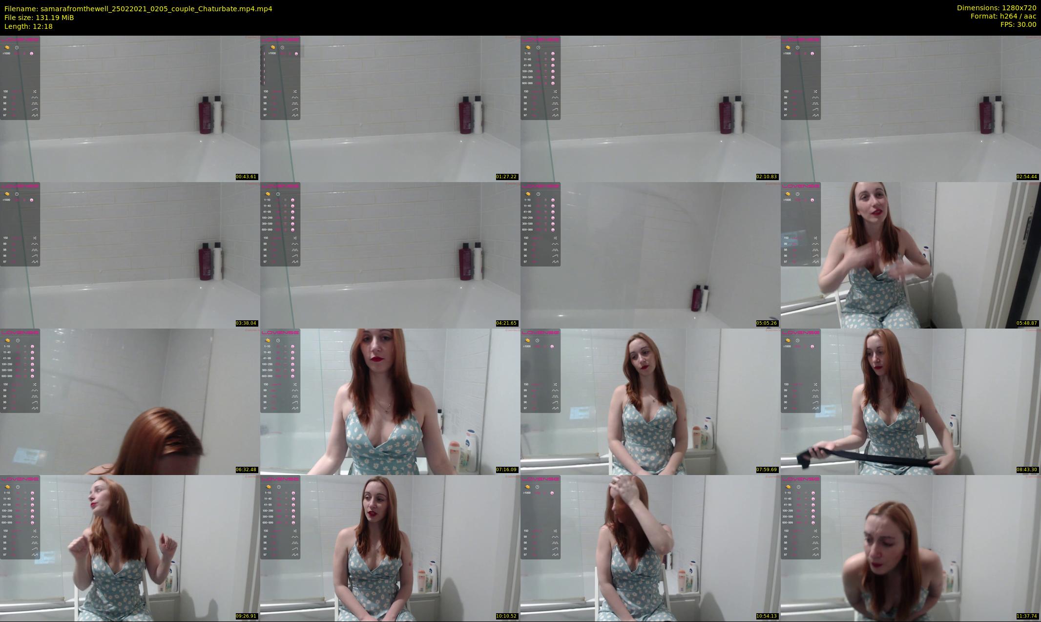samarafromthewell — 13 minute Chaturbate female cam show recording, 720p, Feb 25, 2021