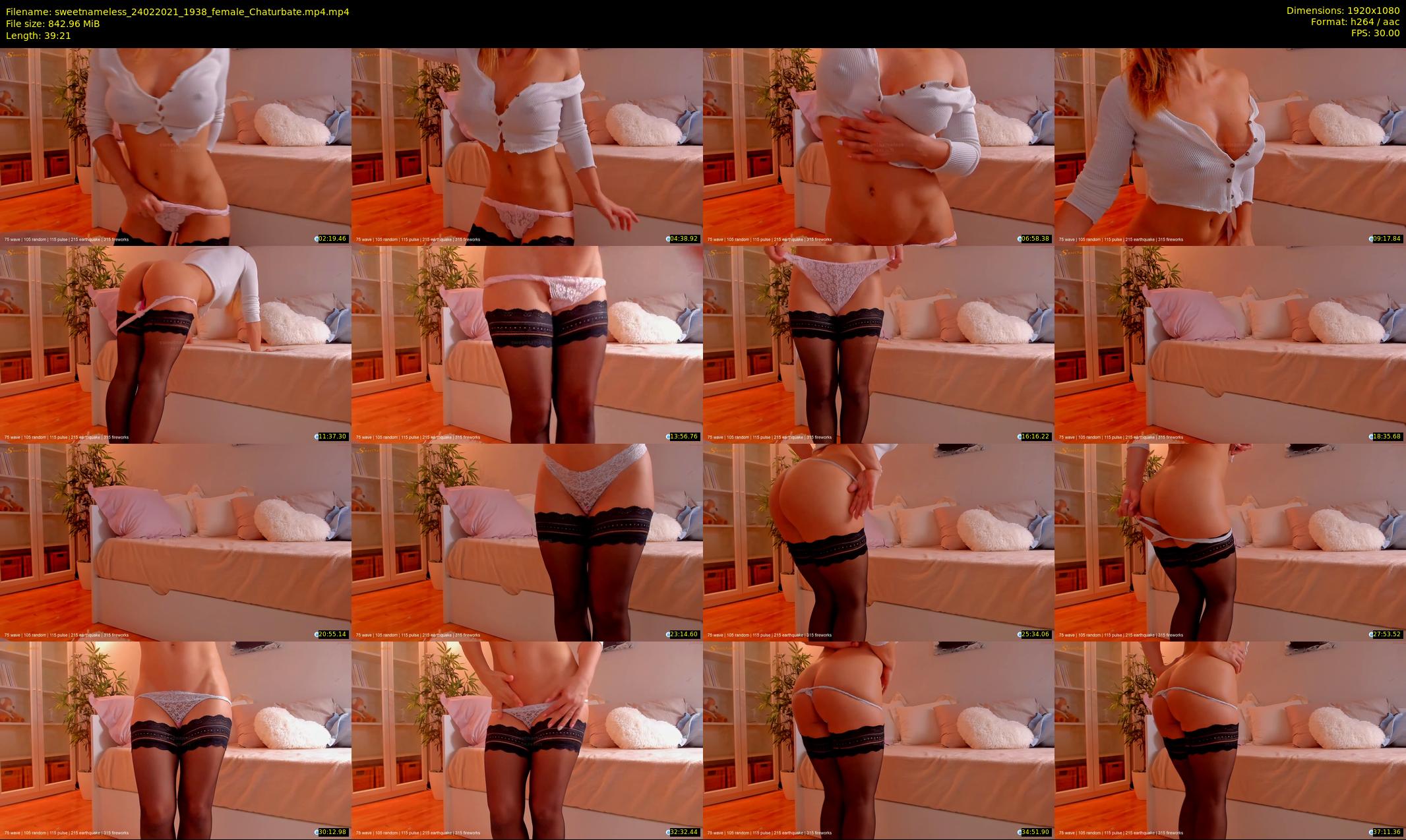 sweetnameless — 40 minute Chaturbate couple cam show recording, 1080p, Feb 24, 2021