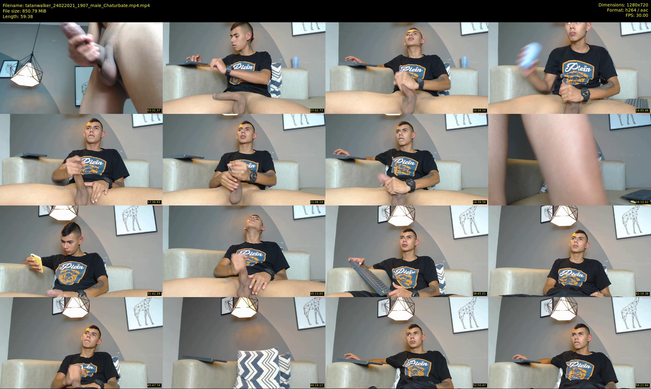 tatanwalker — 60 minute Chaturbate male cam show recording, 720p, Feb 24, 2021