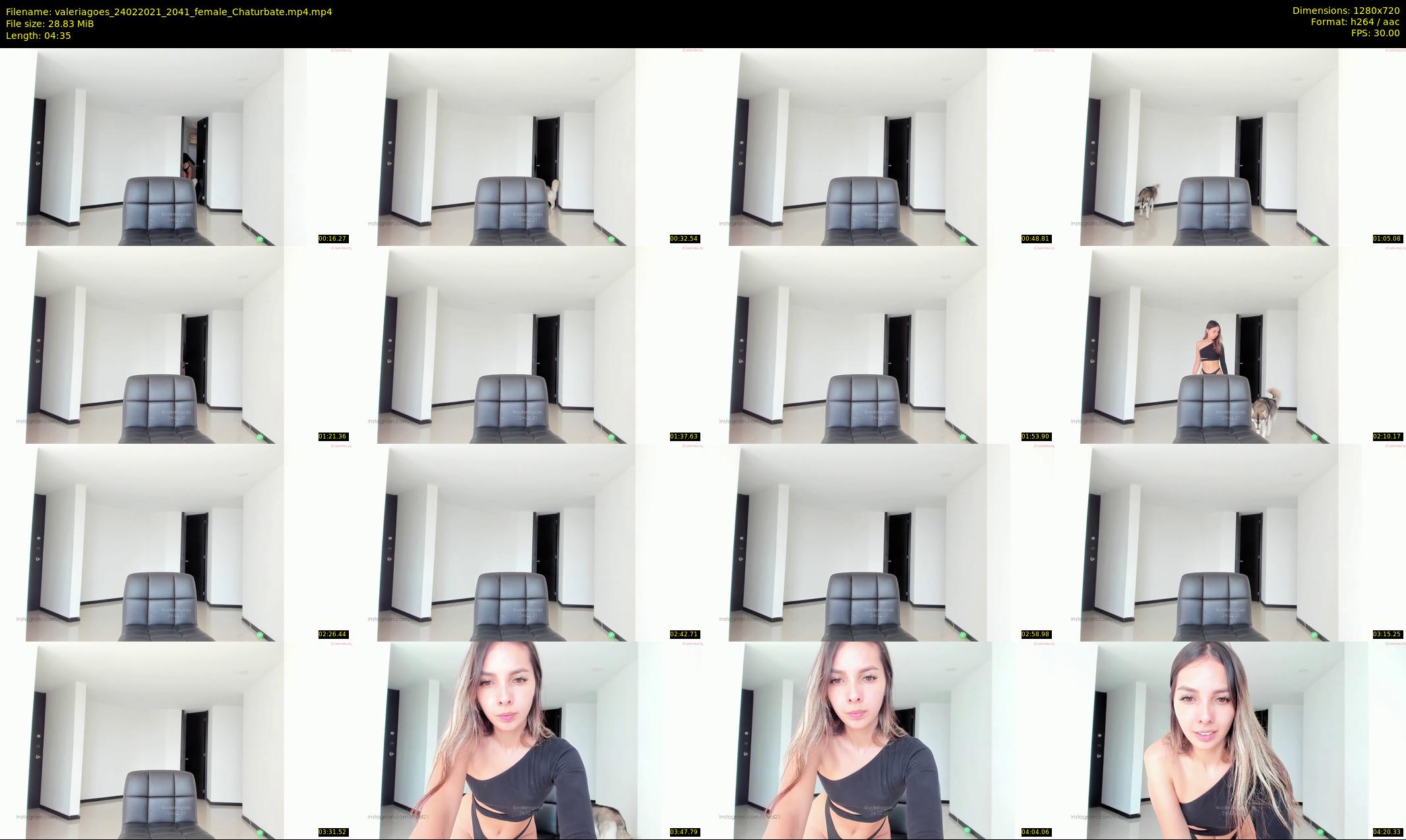 valeriagoes — 5 minute Chaturbate female cam show recording, 720p, Feb 24, 2021