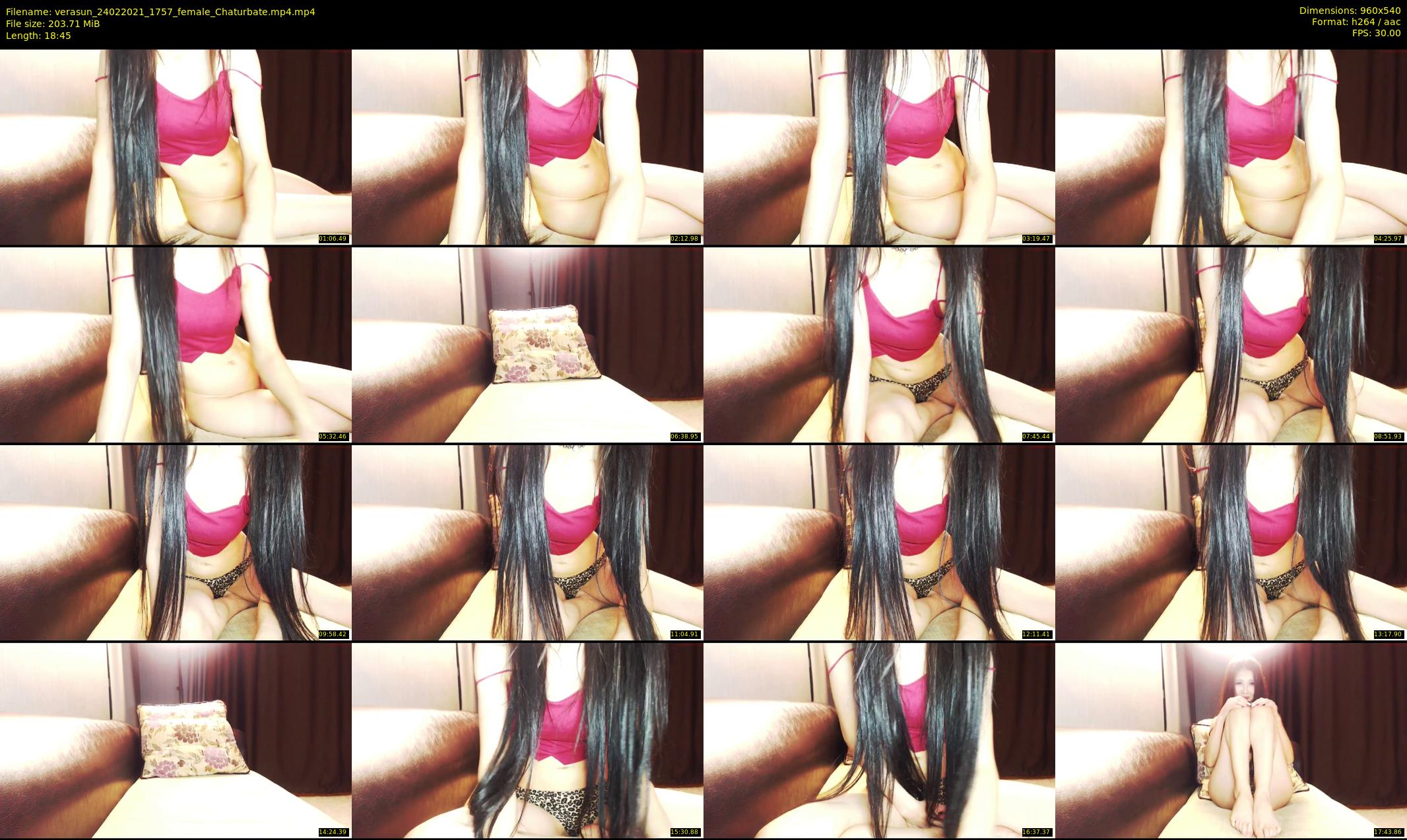 verasun — 19 minute Chaturbate female cam show recording, 480p, Feb 24, 2021