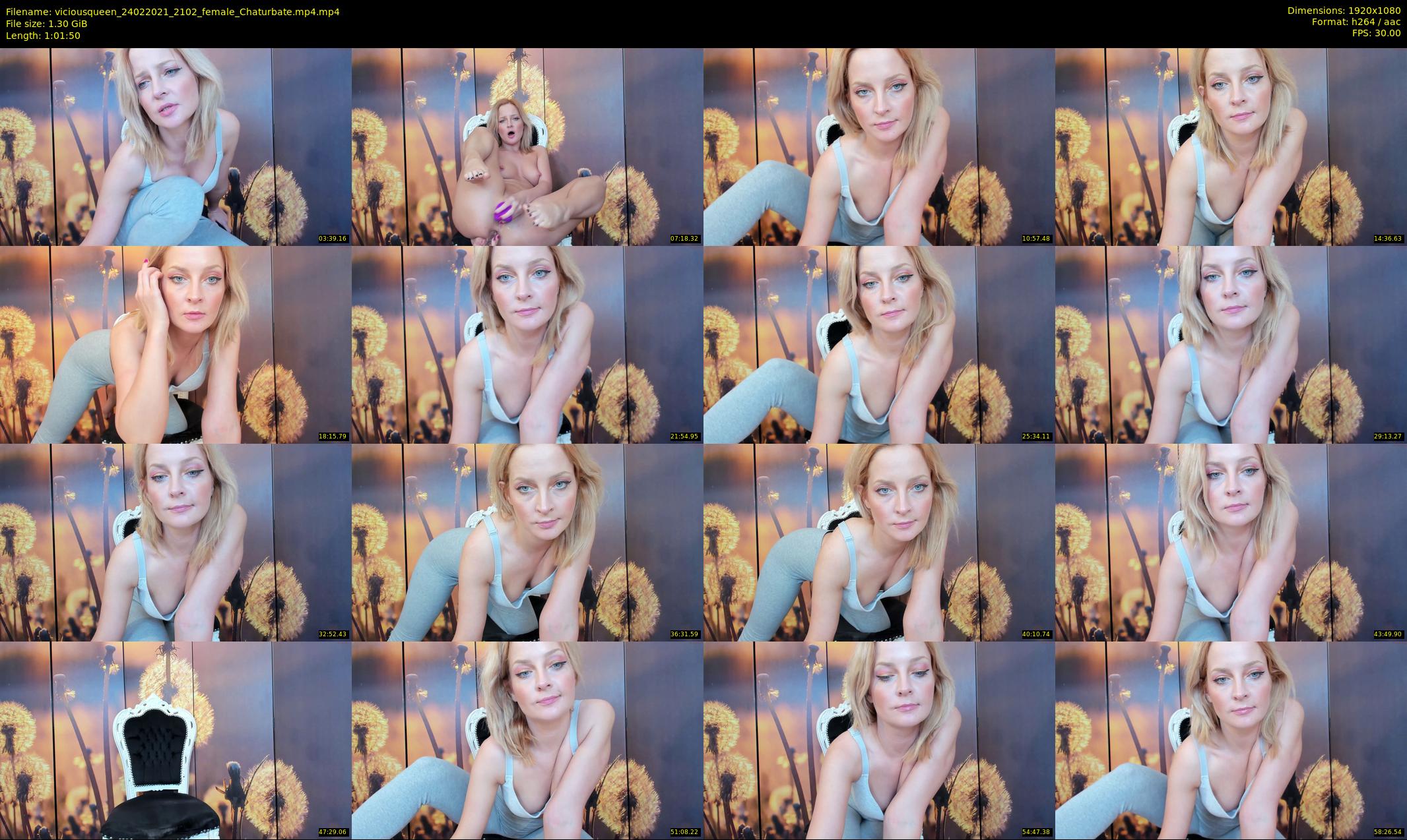 viciousqueen — 62 minute Chaturbate female cam show recording, 1080p, Feb 24, 2021