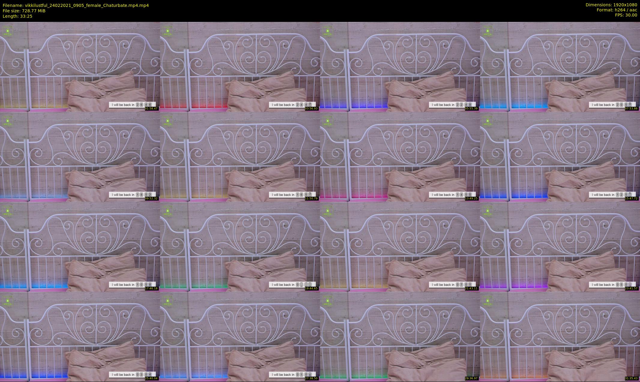 vikkilustful — 34 minute Chaturbate female cam show recording, 1080p, Feb 24, 2021