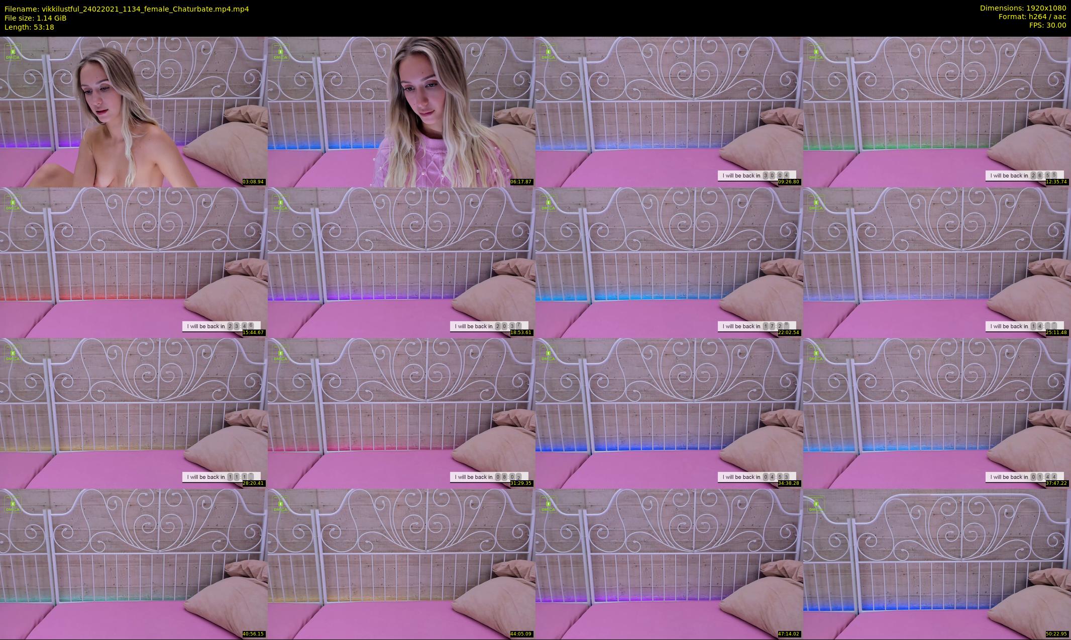 vikkilustful — 54 minute Chaturbate female cam show recording, 1080p, Feb 24, 2021