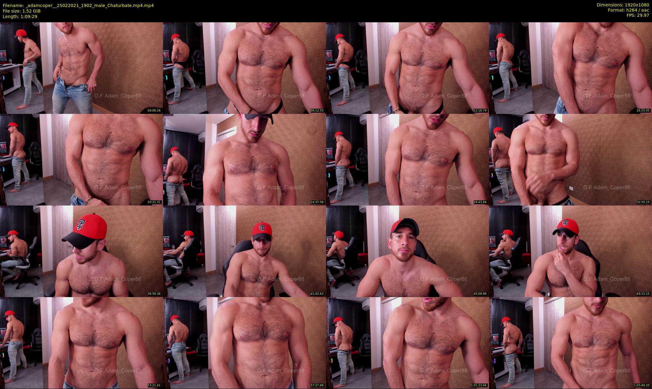 _adamcoper_ — 70 minute Chaturbate male cam show recording, 1080p, Feb 25, 2021