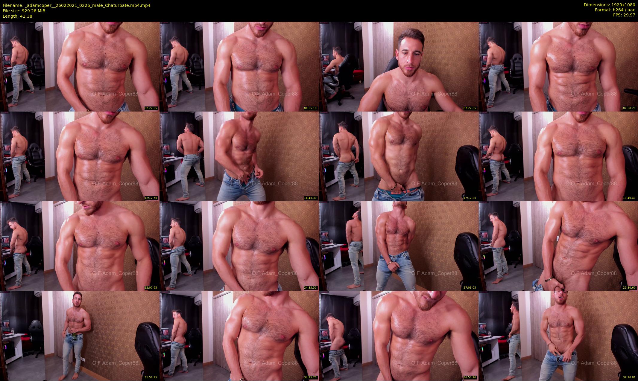 _adamcoper_ — 42 minute Chaturbate male cam show recording, 1080p, Feb 26, 2021