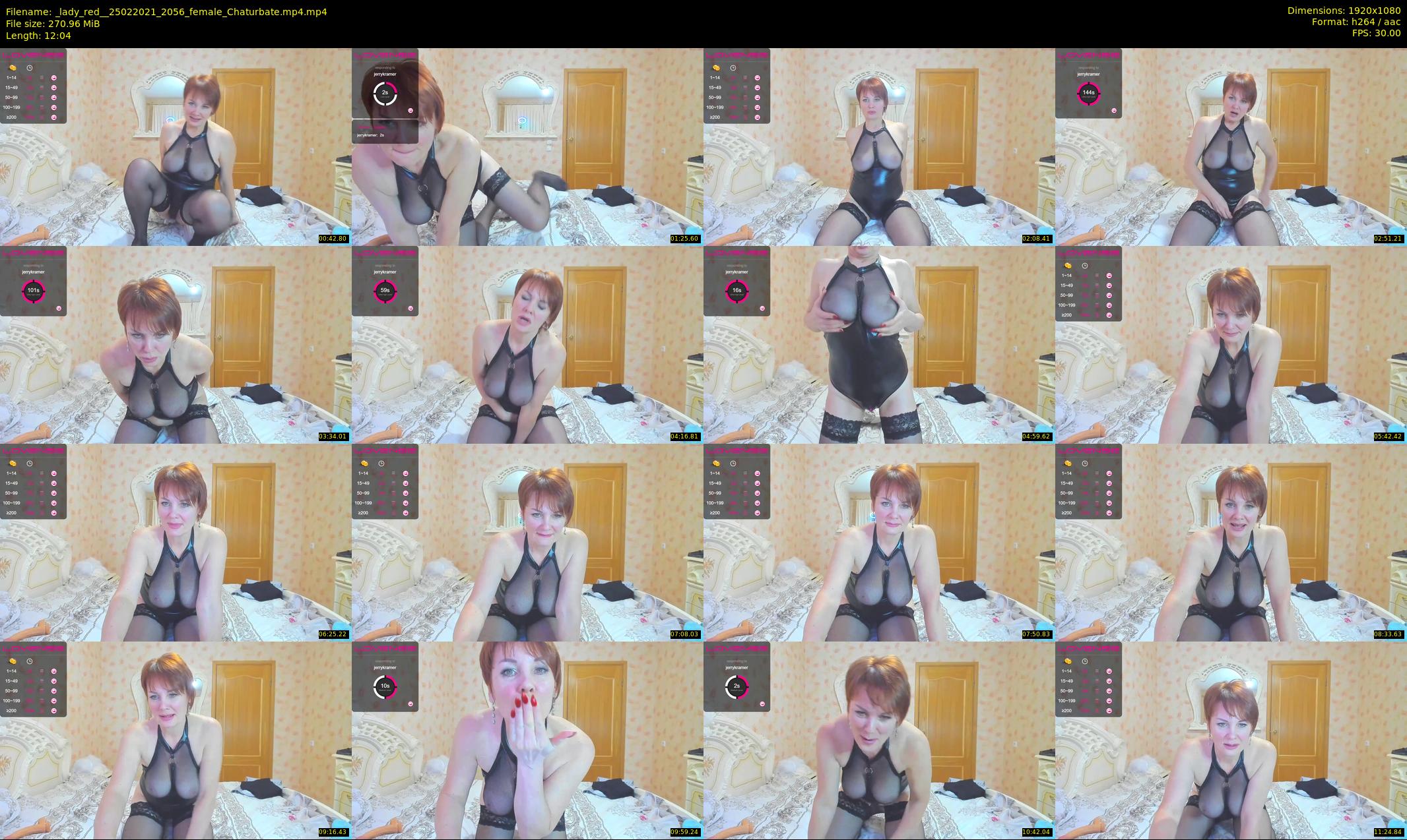 _lady_red_ — 13 minute Chaturbate female cam show recording, 1080p, Feb 25, 2021