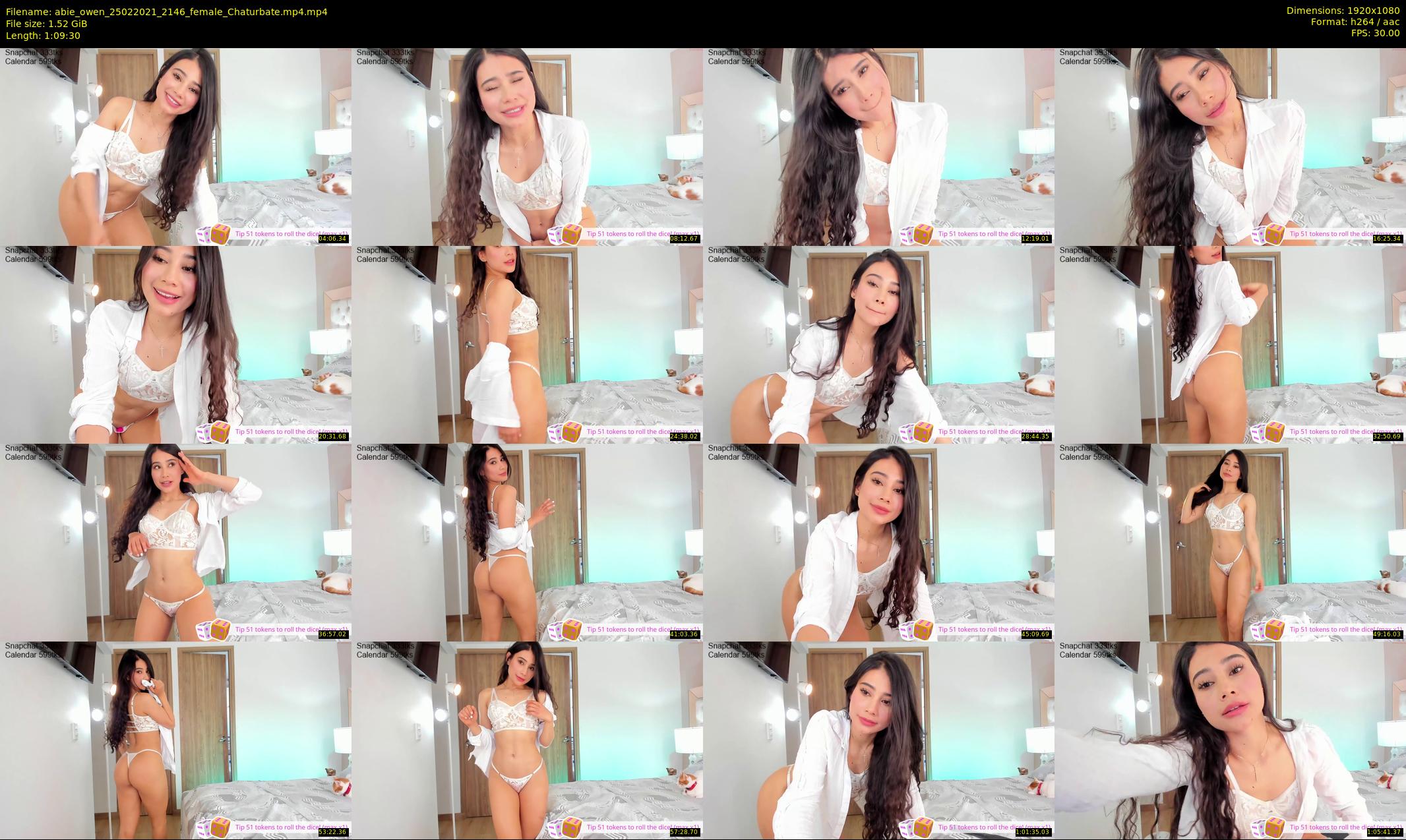 abie_owen — 70 minute Chaturbate female cam show recording, 1080p, Feb 25, 2021
