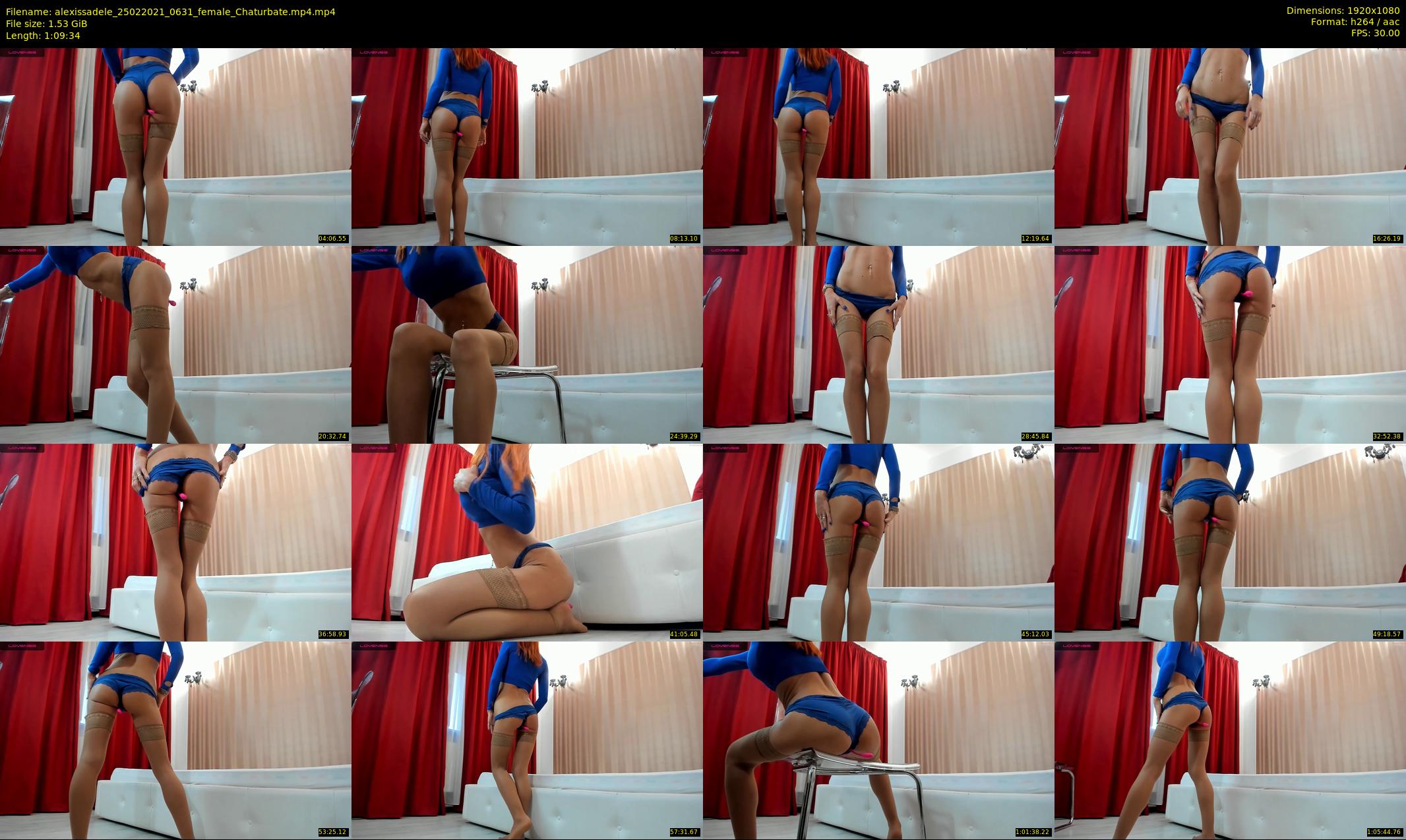 alexissadele — 70 minute Chaturbate female cam show recording, 1080p, Feb 25, 2021