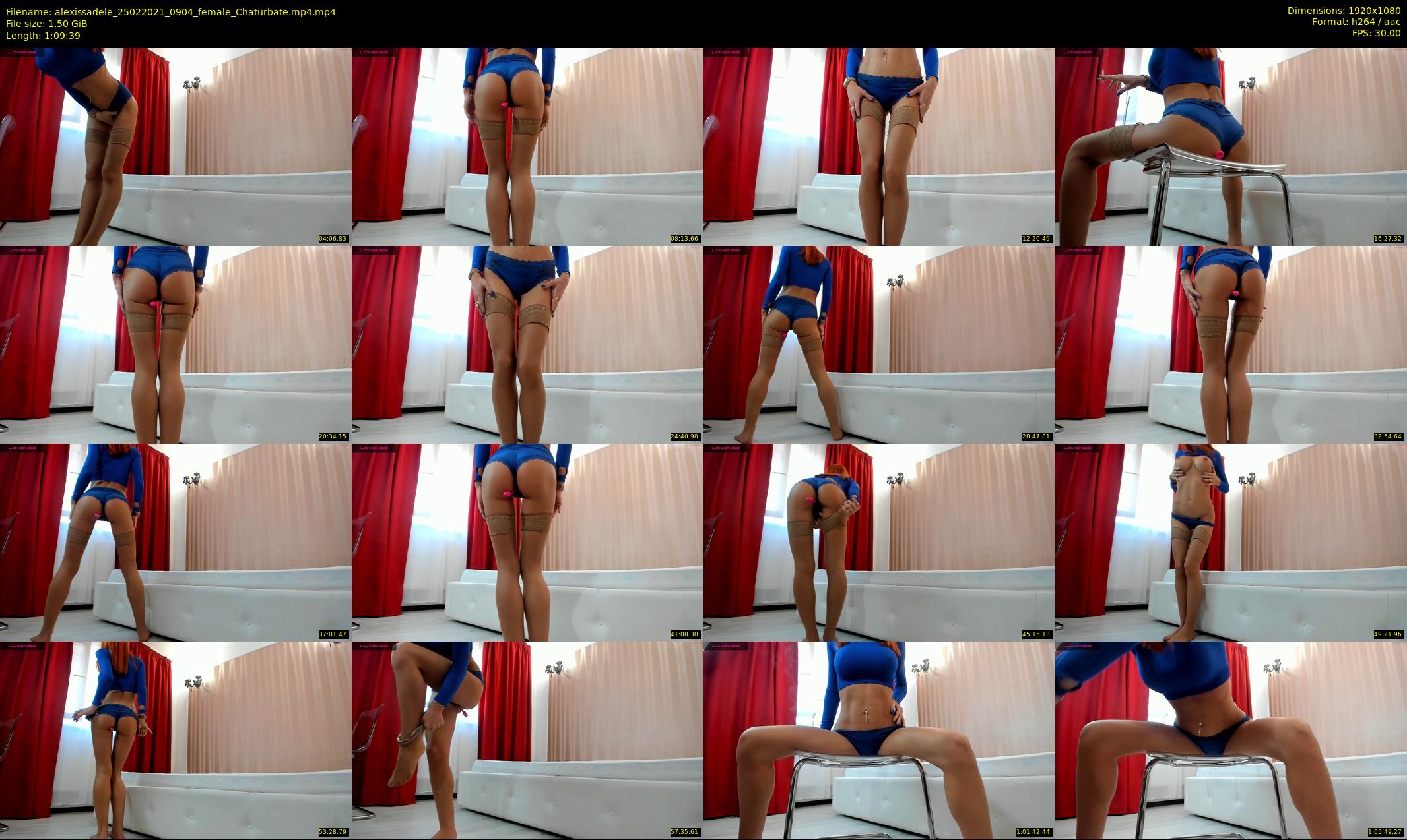 alexissadele — 70 minute Chaturbate female cam show recording, 1080p, Feb 25, 2021