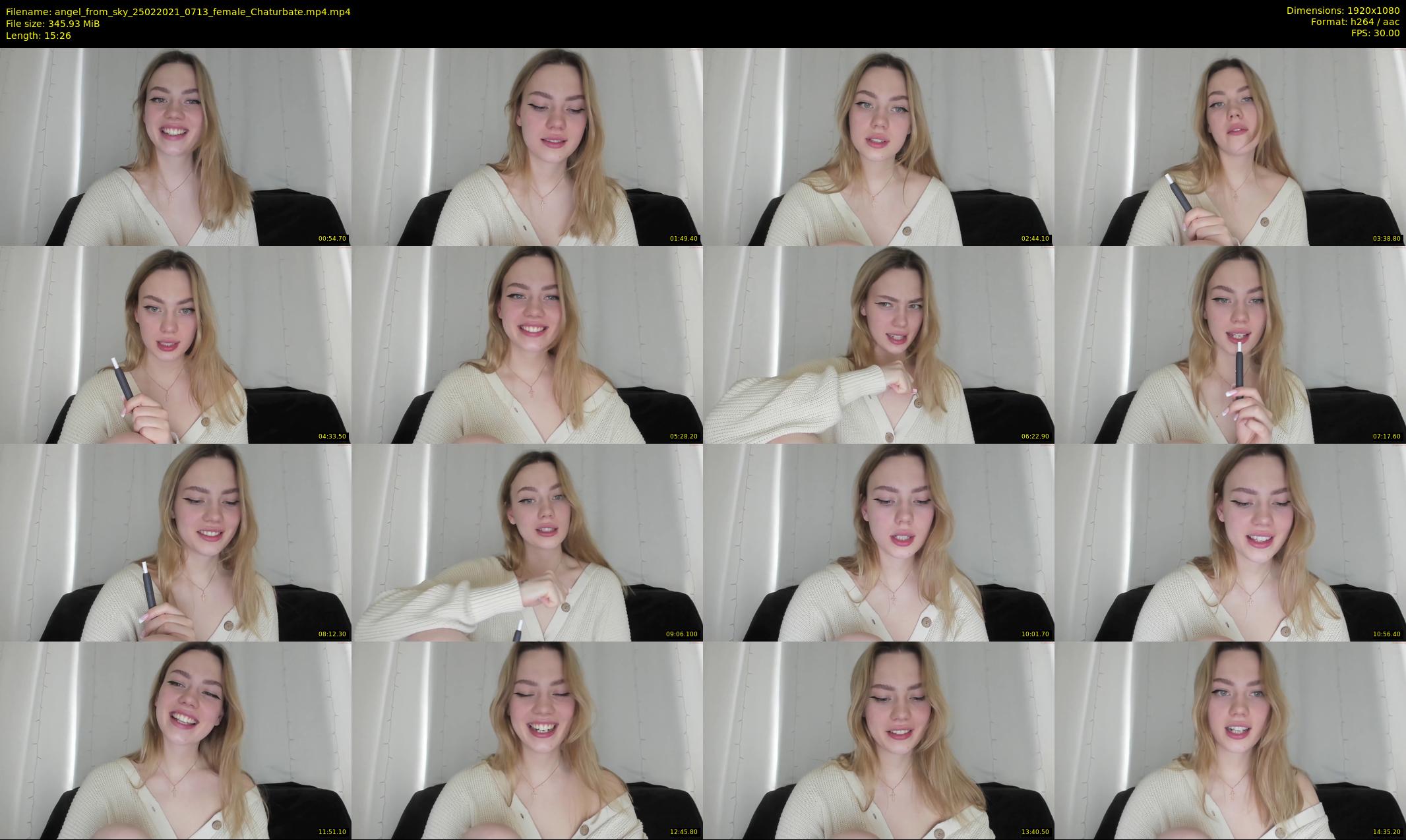 angel_from_sky — 16 minute Chaturbate female cam show recording, 1080p, Feb 25, 2021