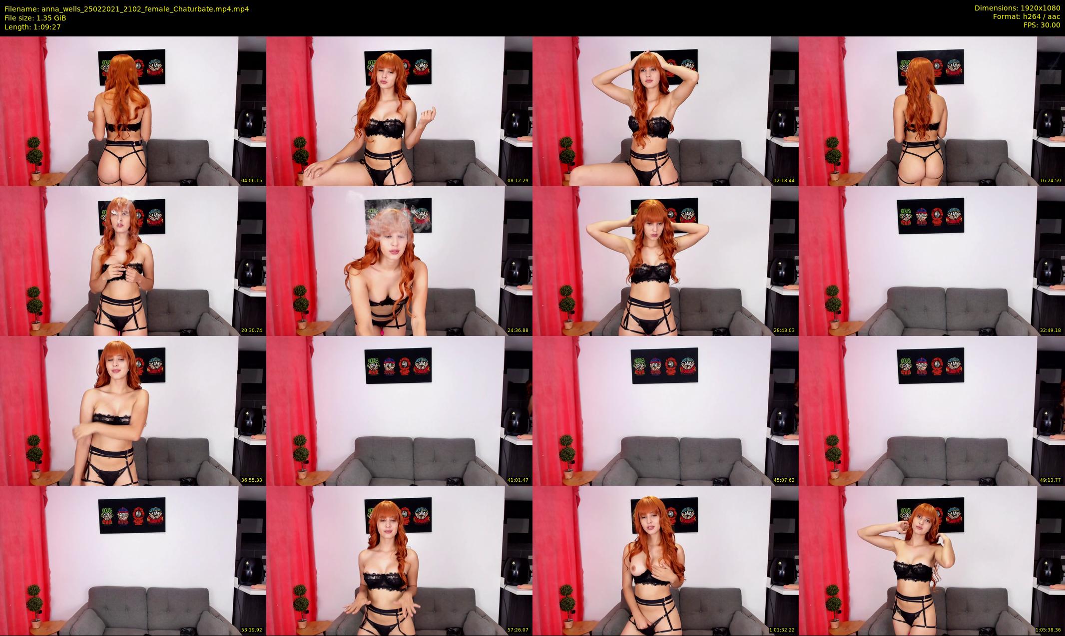 anna_wells — 70 minute Chaturbate female cam show recording, 1080p, Feb 25, 2021