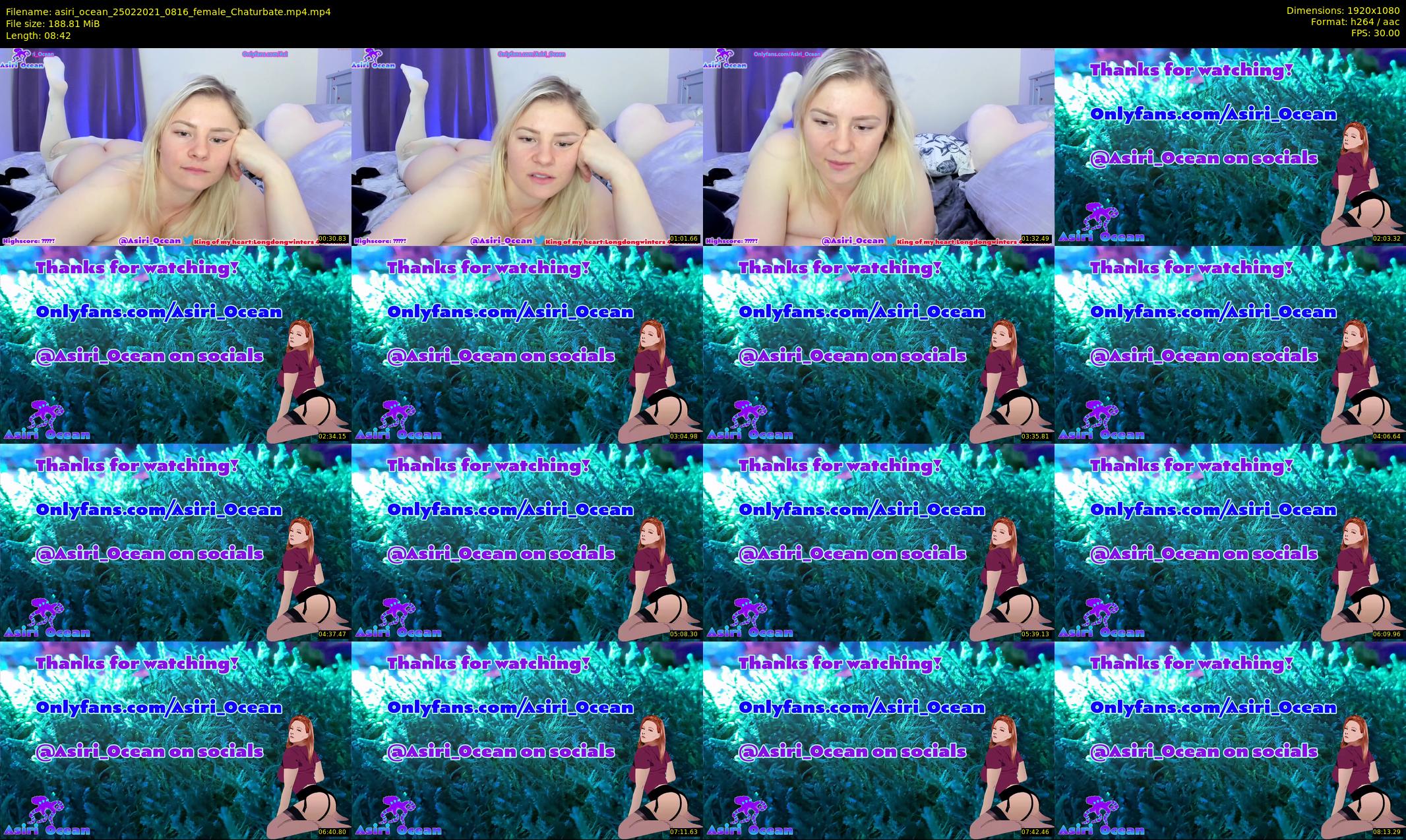 asiri_ocean — 9 minute Chaturbate female cam show recording, 1080p, Feb 25, 2021
