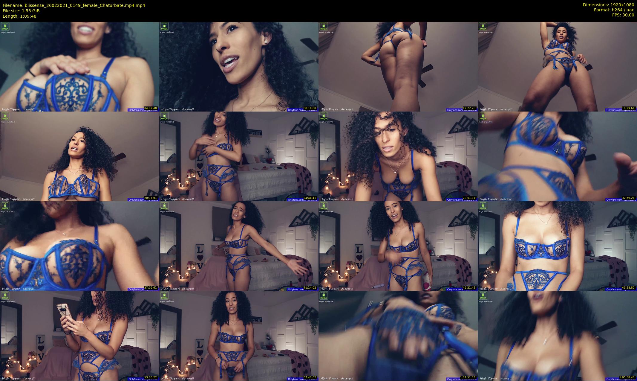 blissense — 70 minute Chaturbate female cam show recording, 1080p, Feb 26, 2021