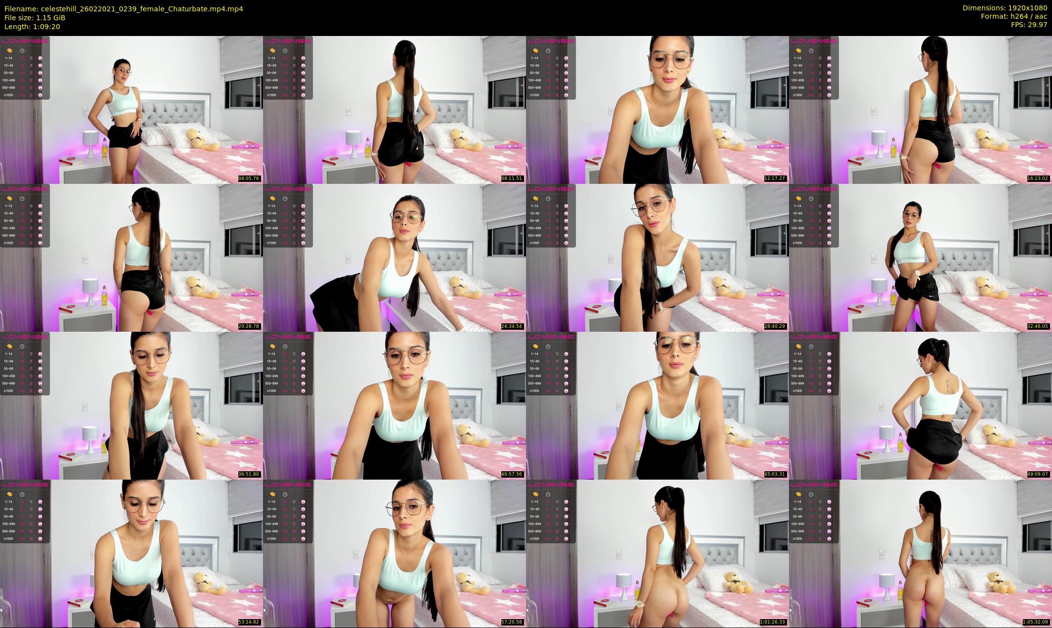 celestehill — 70 minute Chaturbate female cam show recording, 1080p, Feb 26, 2021