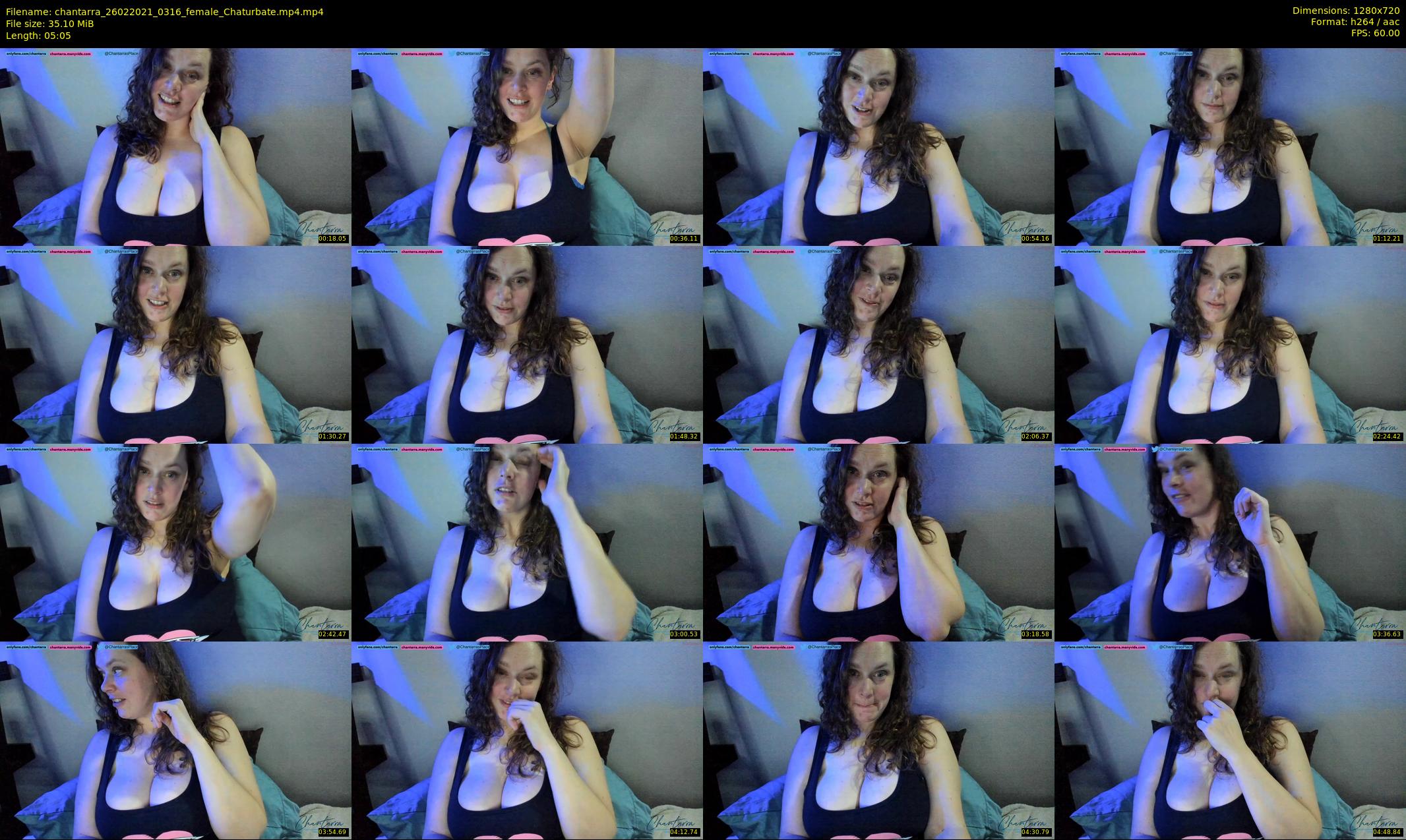 chantarra — 6 minute Chaturbate female cam show recording, 720p, Feb 26, 2021