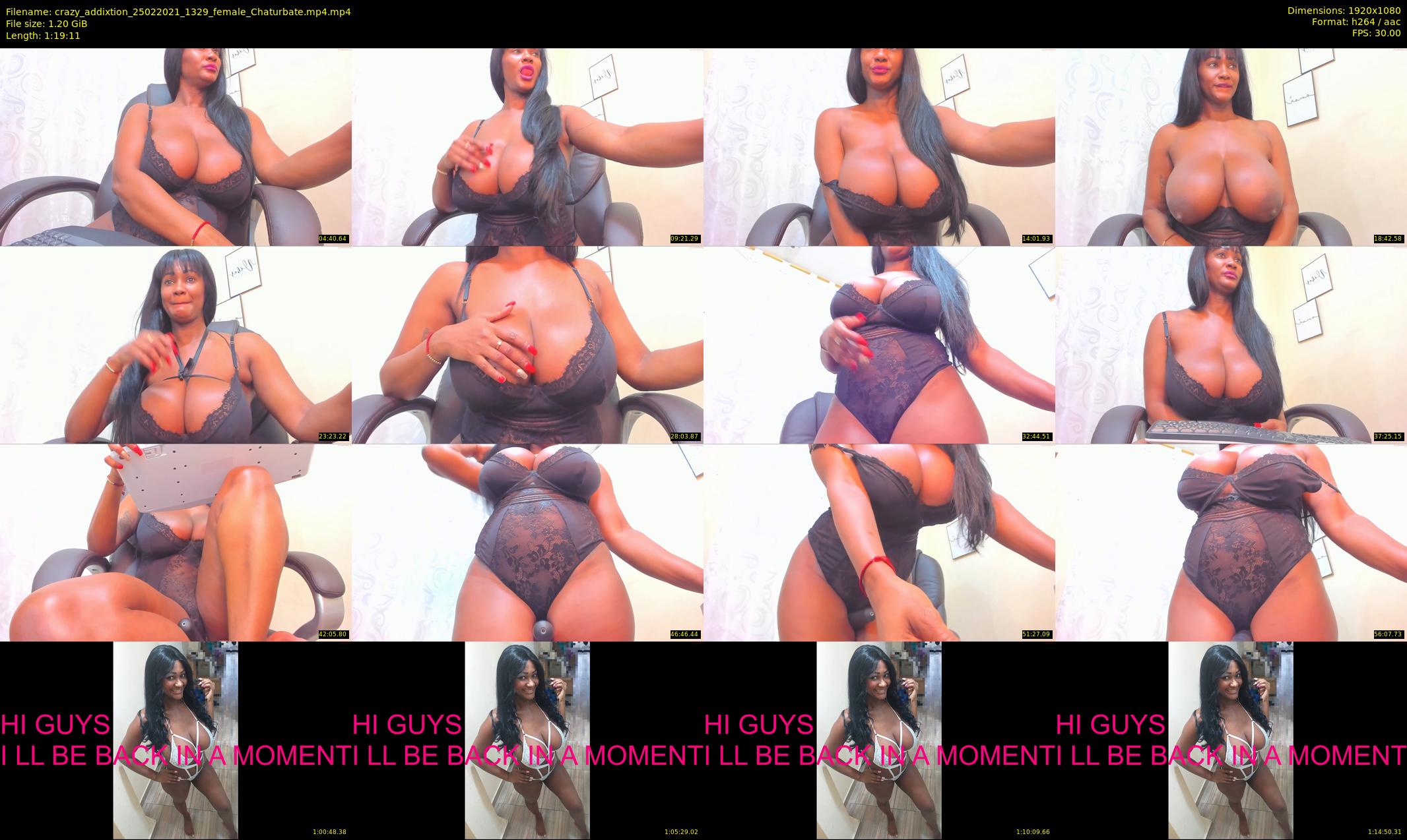 crazy_addixtion — 80 minute Chaturbate female cam show recording, 1080p, Feb 25, 2021