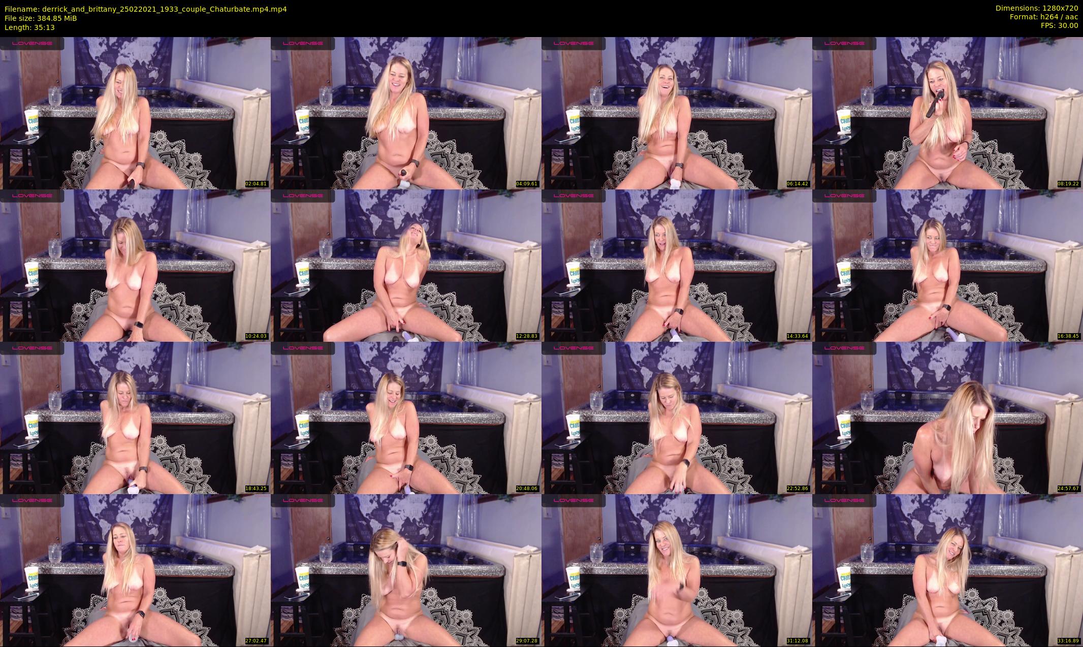 derrick_and_brittany — 36 minute Chaturbate couple cam show recording, 720p, Feb 25, 2021