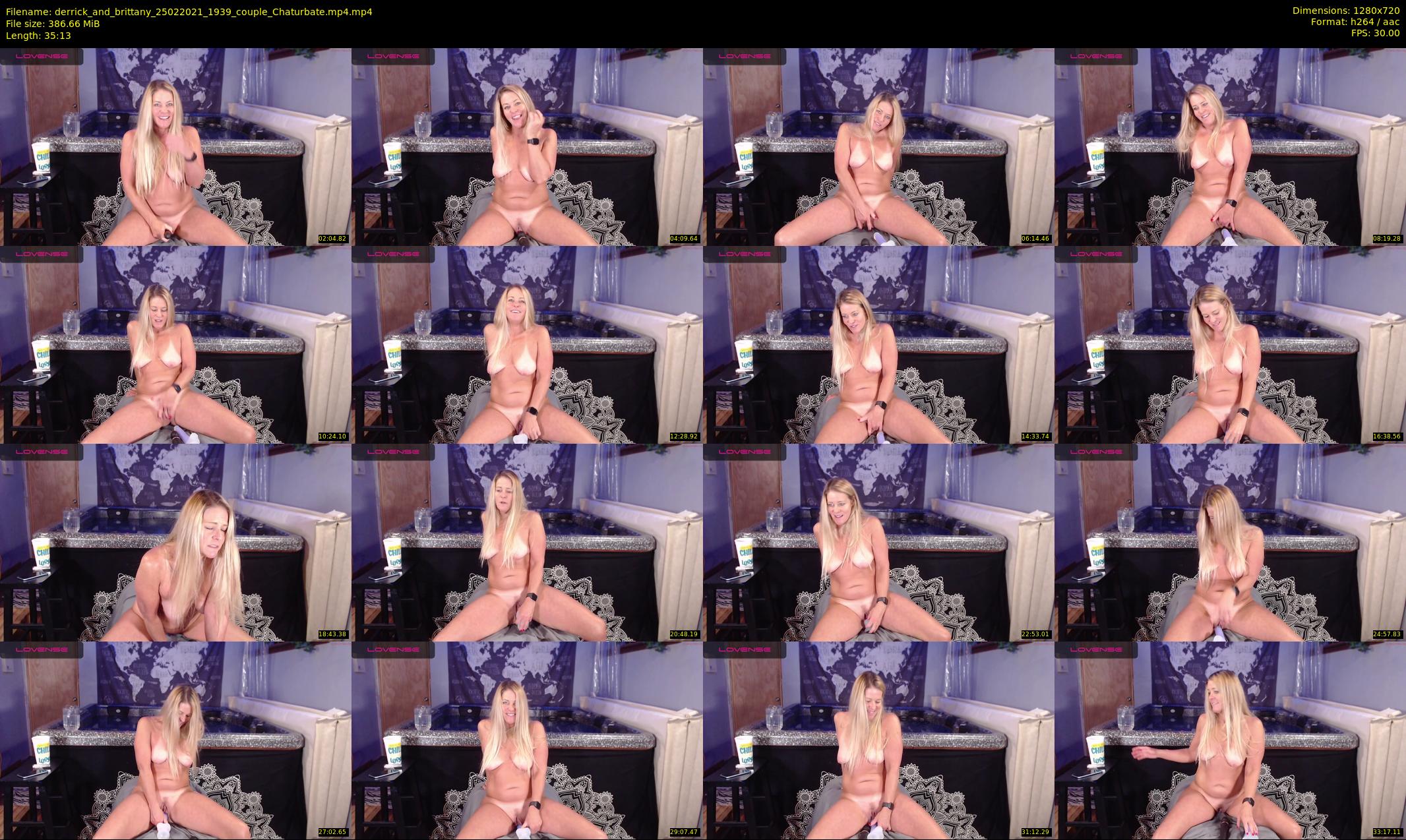 derrick_and_brittany — 36 minute Chaturbate couple cam show recording, 720p, Feb 25, 2021
