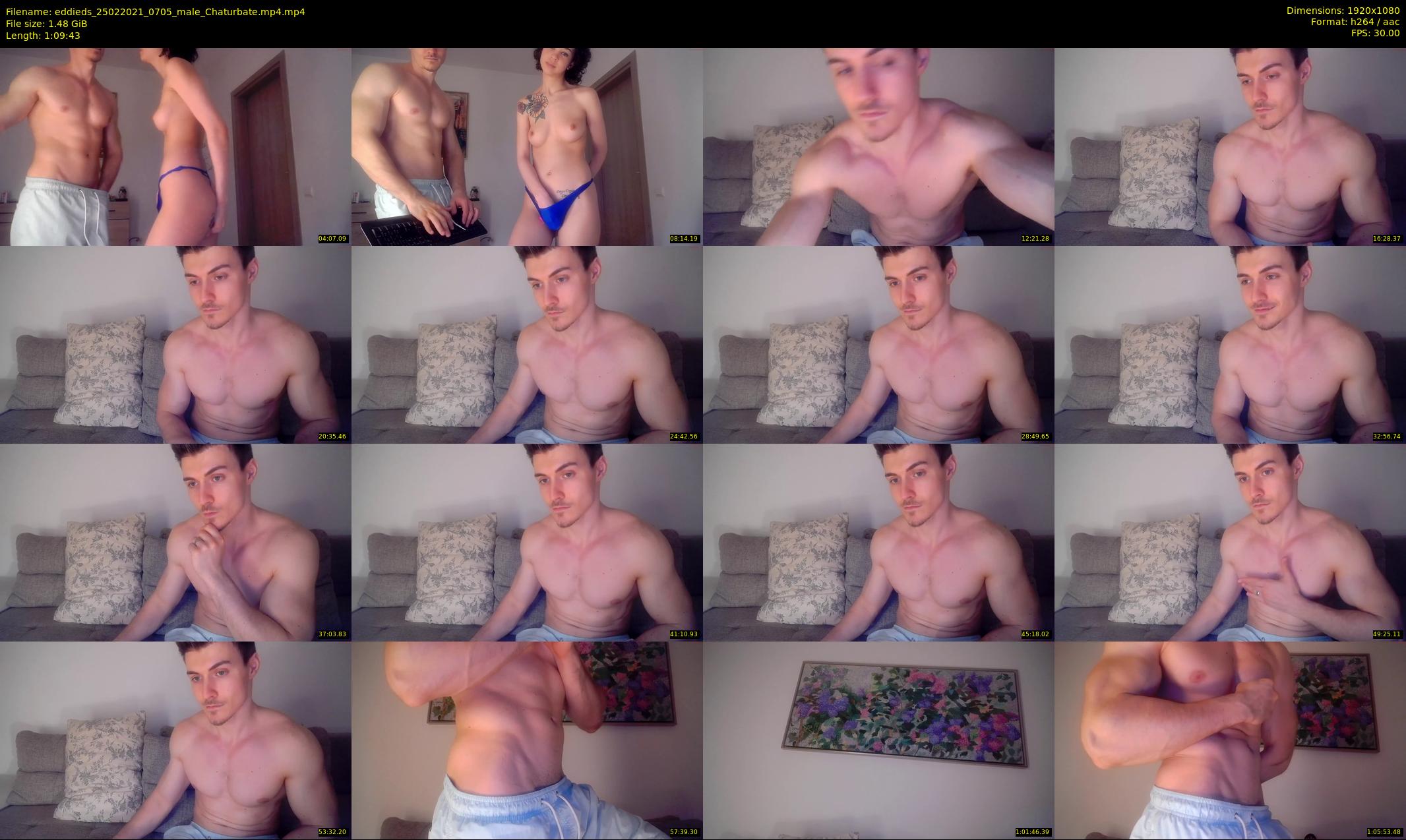 eddieds — 70 minute Chaturbate male cam show recording, 1080p, Feb 25, 2021