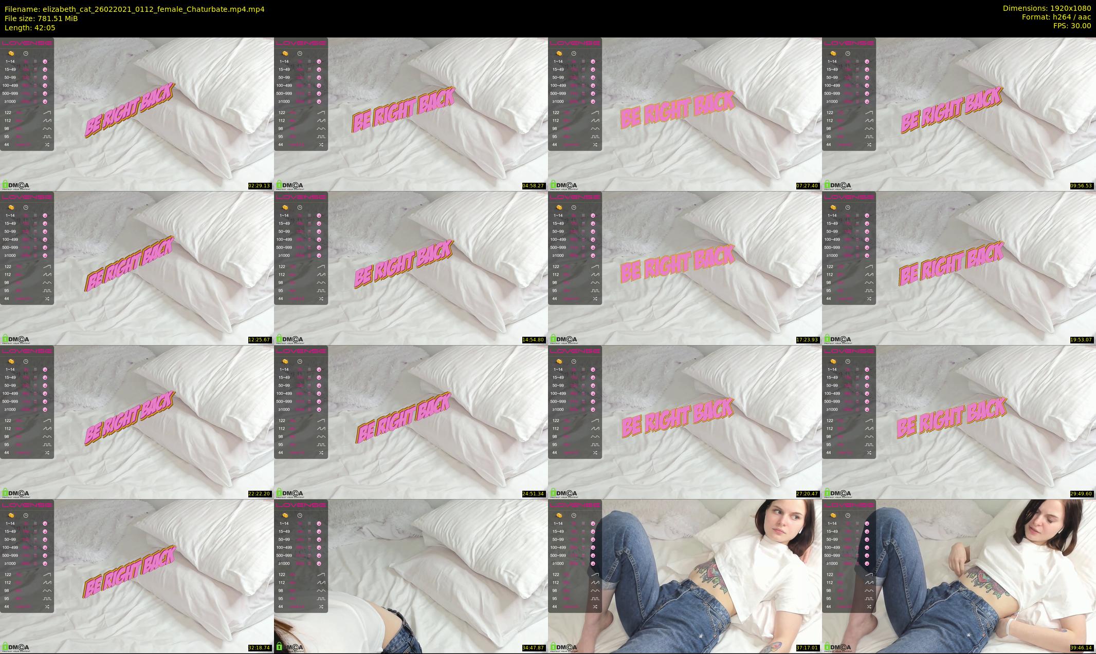 elizabeth_cat — 43 minute Chaturbate female cam show recording, 1080p, Feb 26, 2021