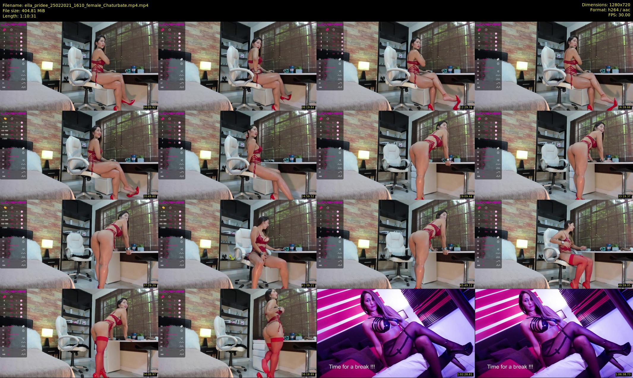 ella_pridee — 71 minute Chaturbate female cam show recording, 720p, Feb 25, 2021