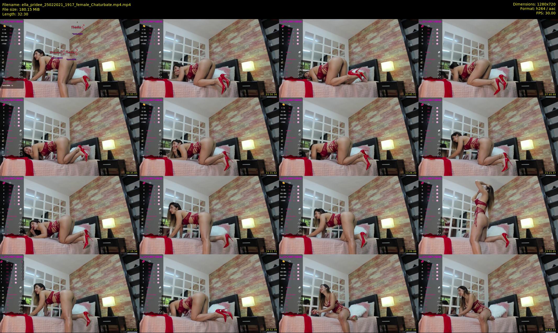 ella_pridee — 33 minute Chaturbate female cam show recording, 720p, Feb 25, 2021
