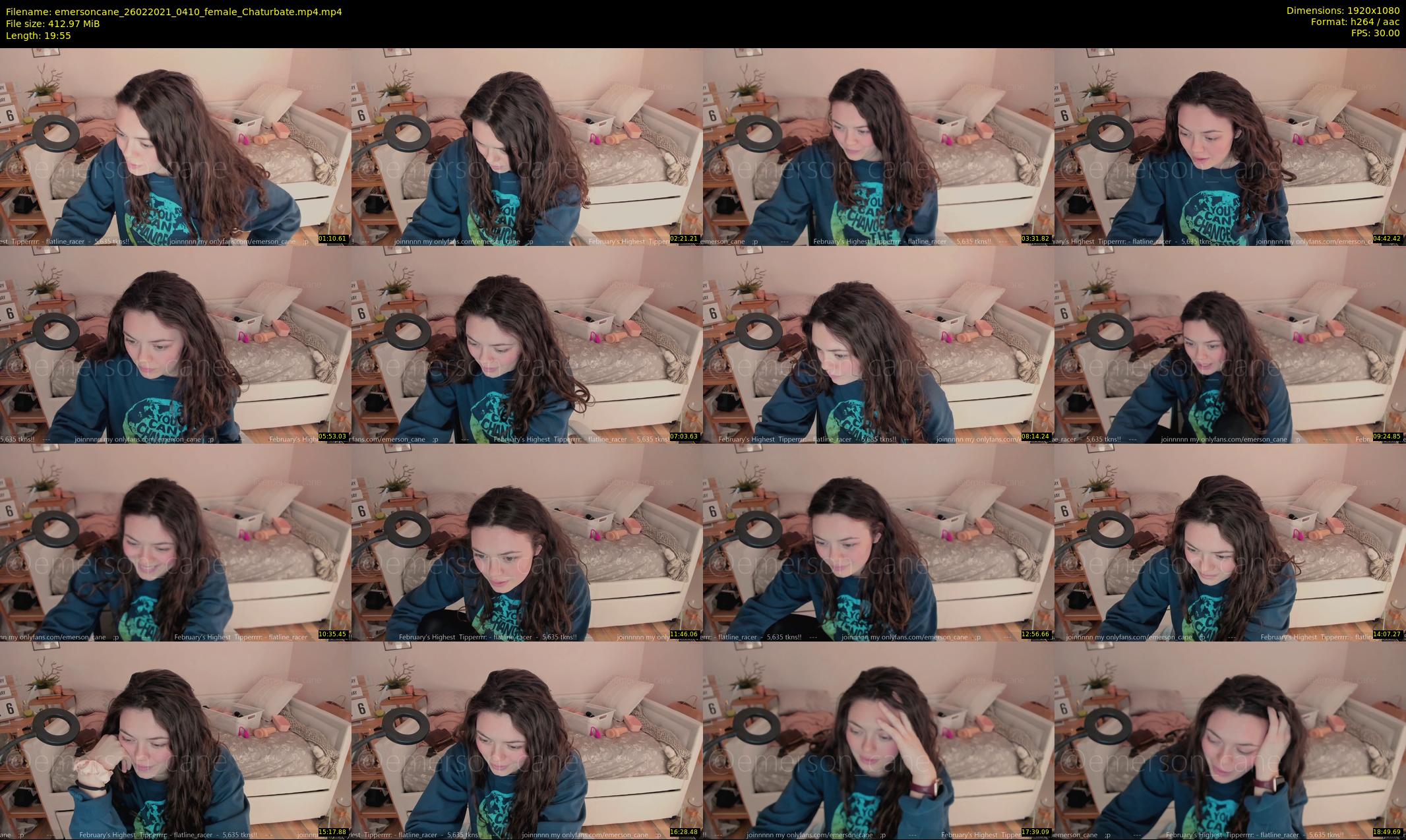 emersoncane — 20 minute Chaturbate female cam show recording, 1080p, Feb 26, 2021