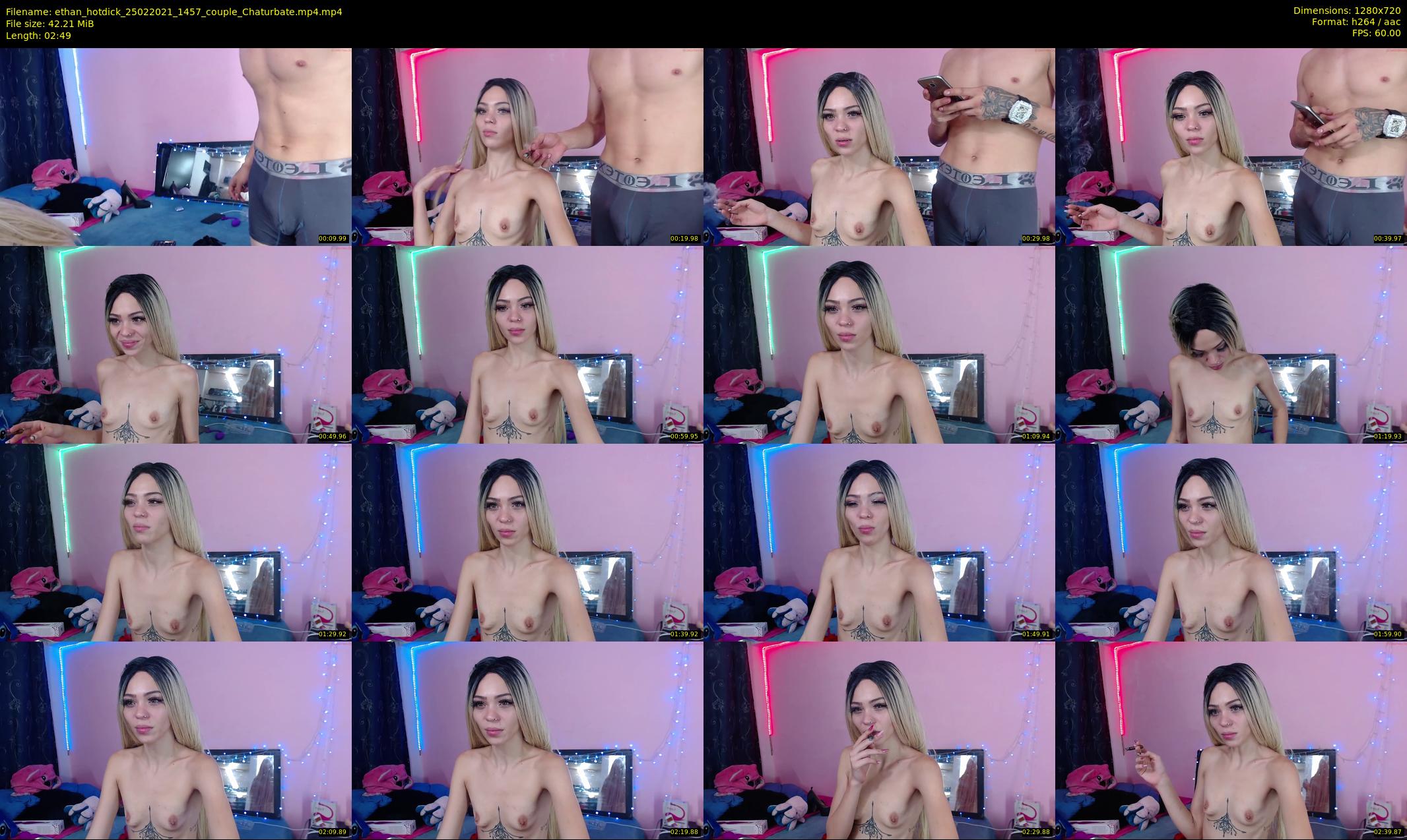 ethan_hotdick — 3 minute Chaturbate couple cam show recording, 720p, Feb 25, 2021