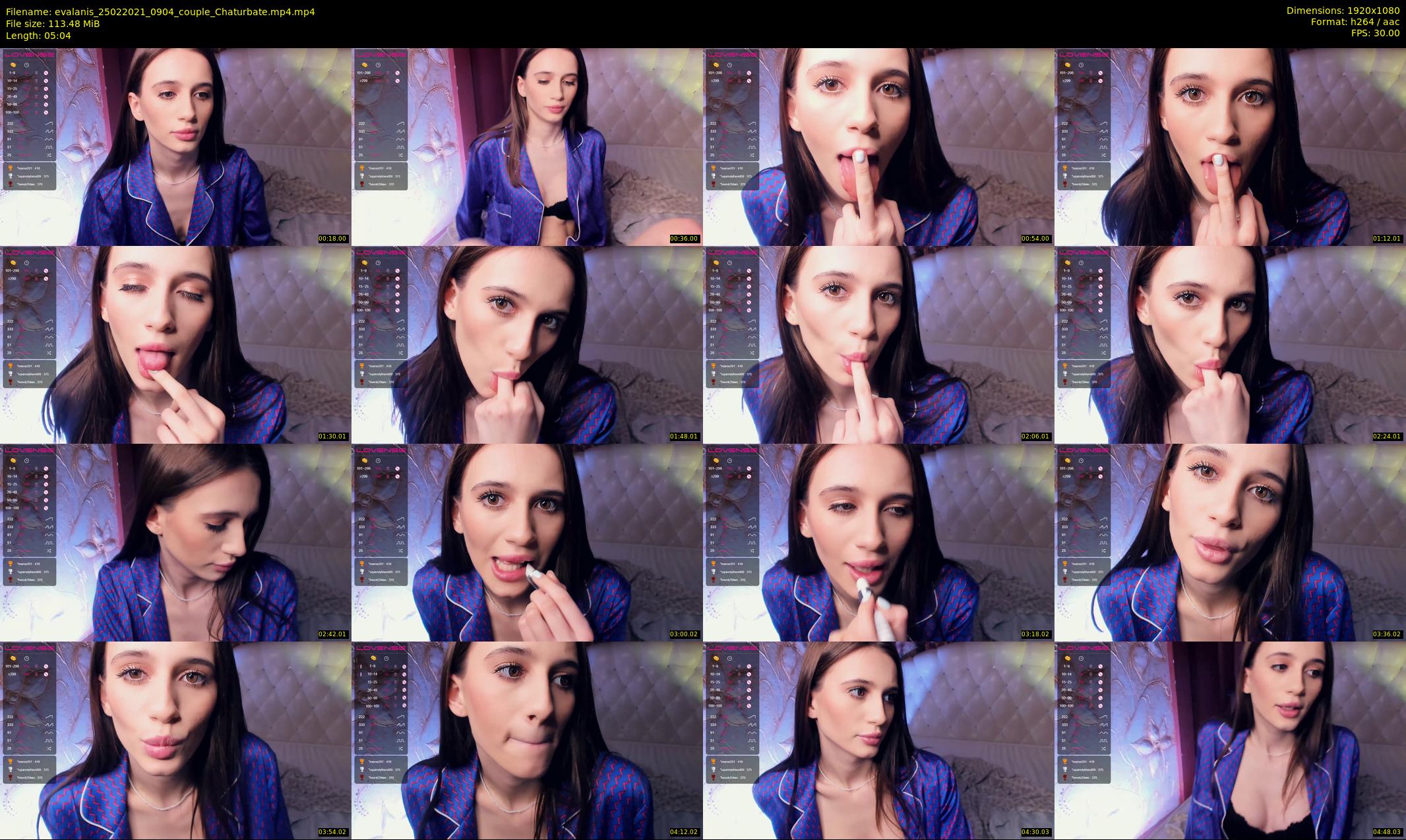 evalanis — 6 minute Chaturbate couple cam show recording, 1080p, Feb 25, 2021