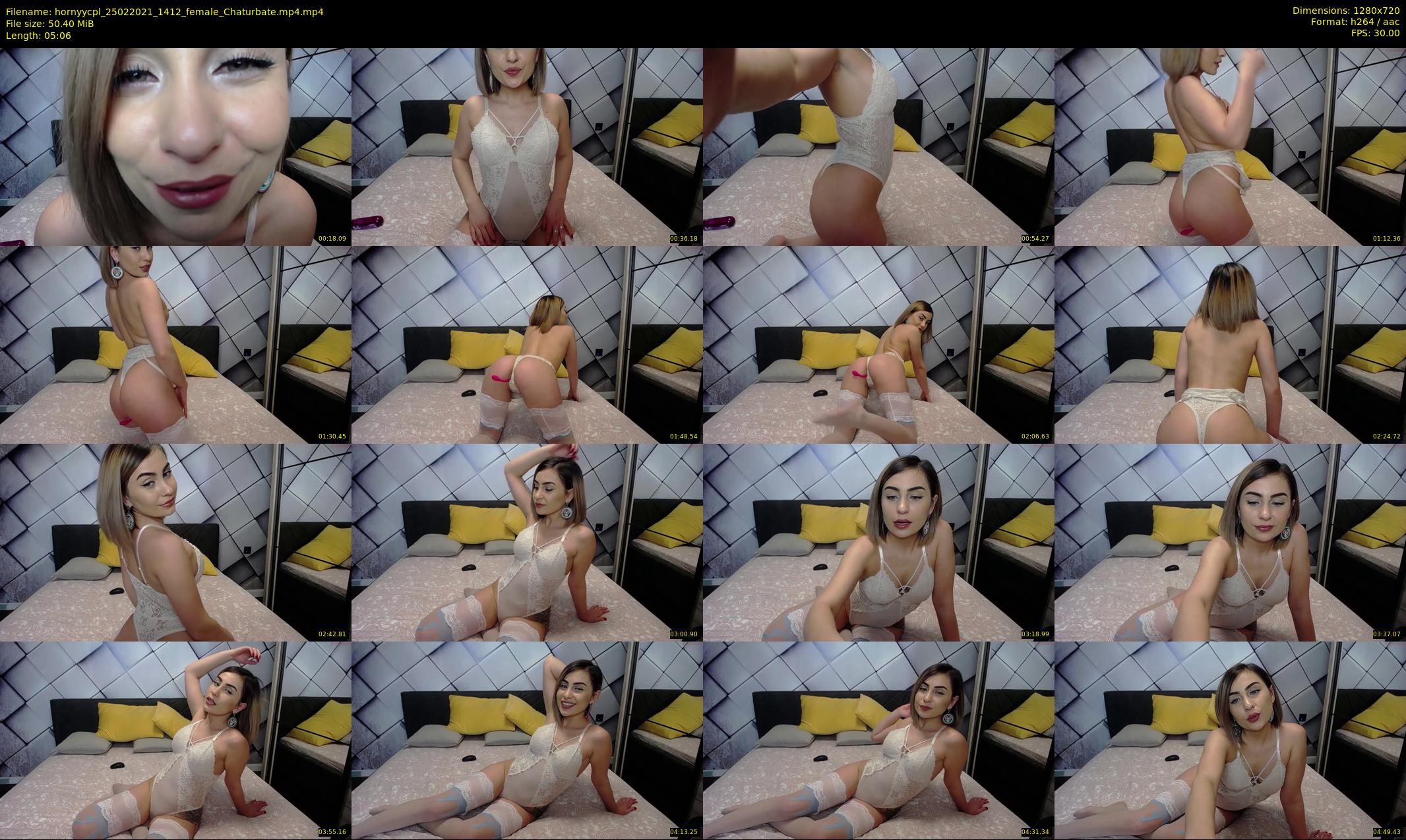 hornyycpl — 6 minute Chaturbate couple cam show recording, 720p, Feb 25, 2021