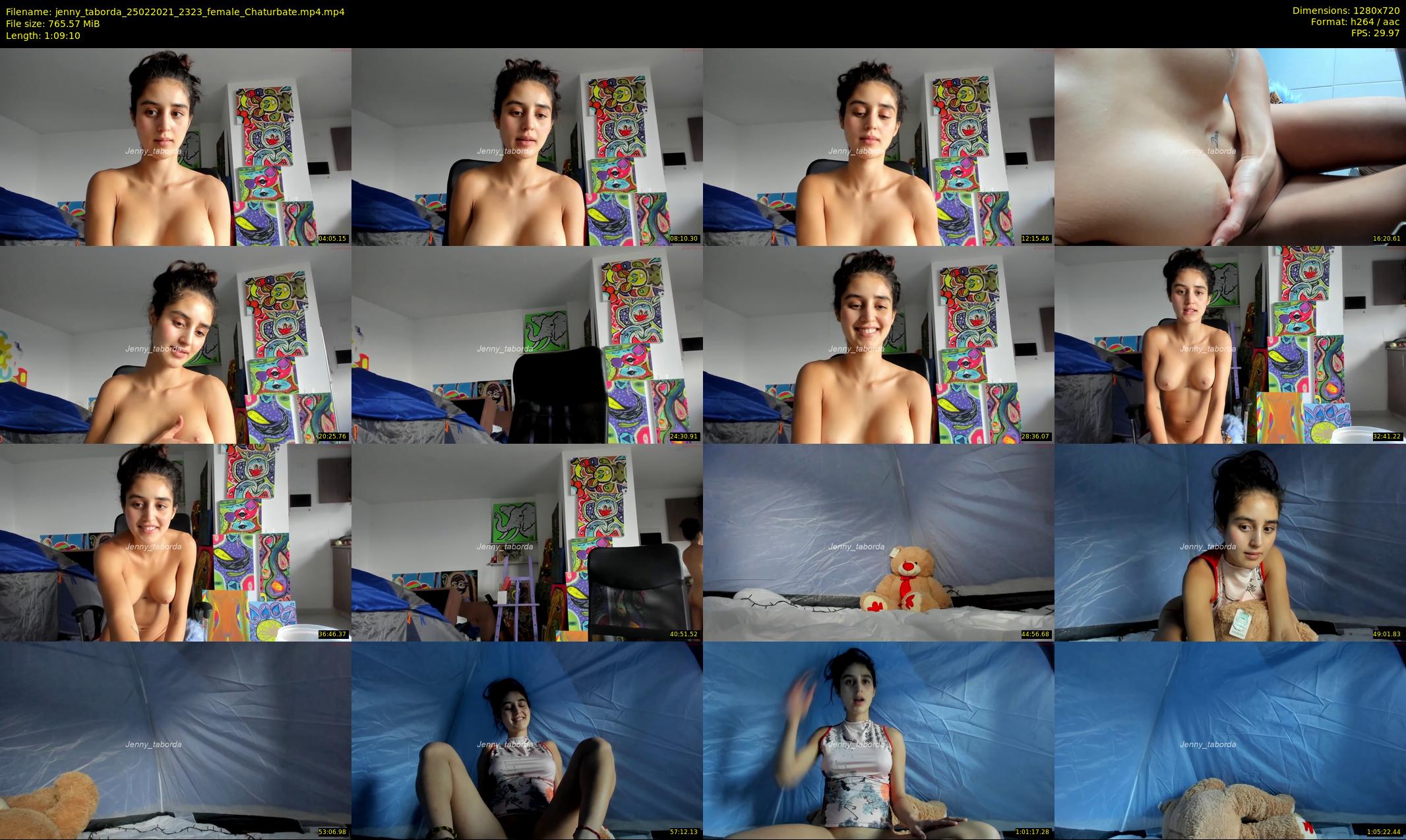 jenny_taborda — 70 minute Chaturbate female cam show recording, 720p, Feb 25, 2021